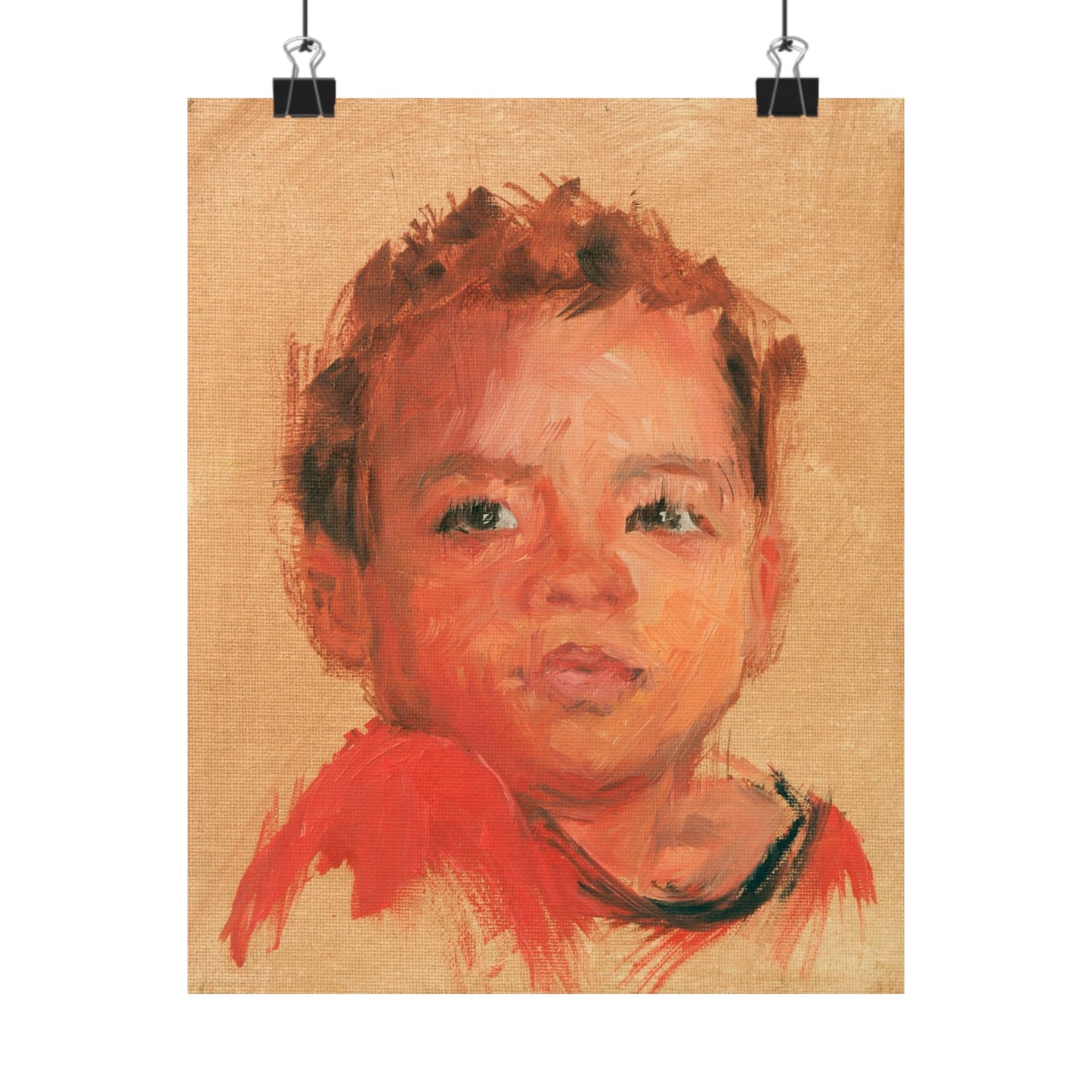 "Oliver" - Oil Portriait Print (Day 240)