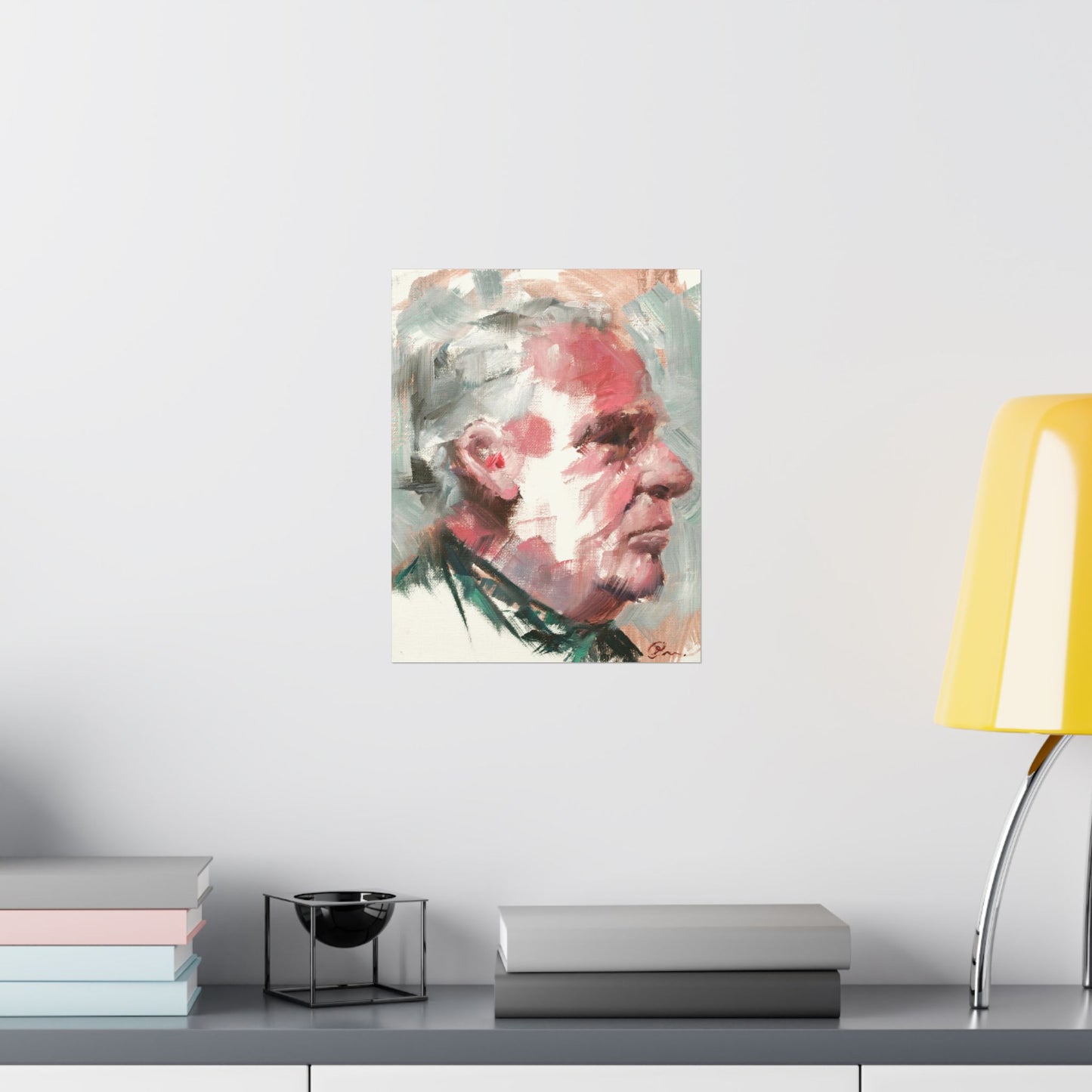 "Ulysses" - Oil Portriait Print (Day 118)