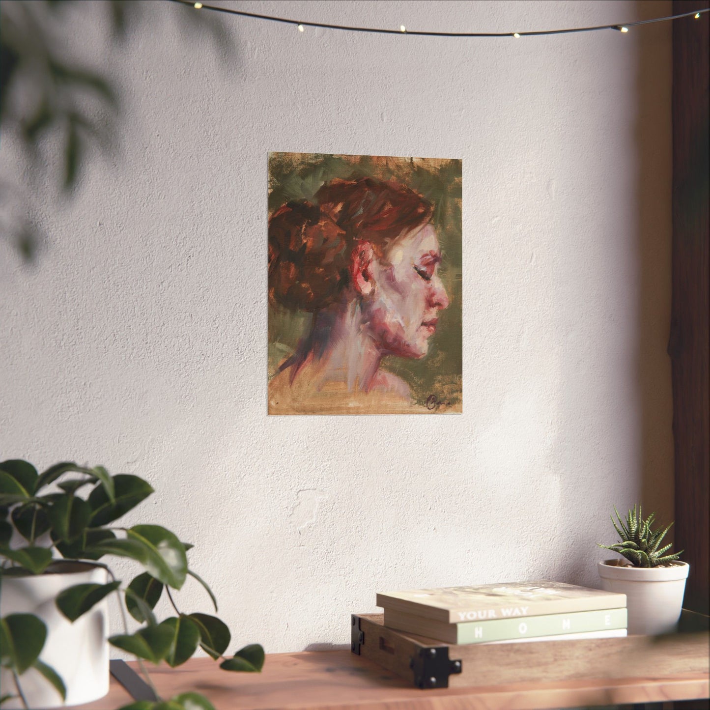 "Eloise" - Oil Portriait Print (Day 136)