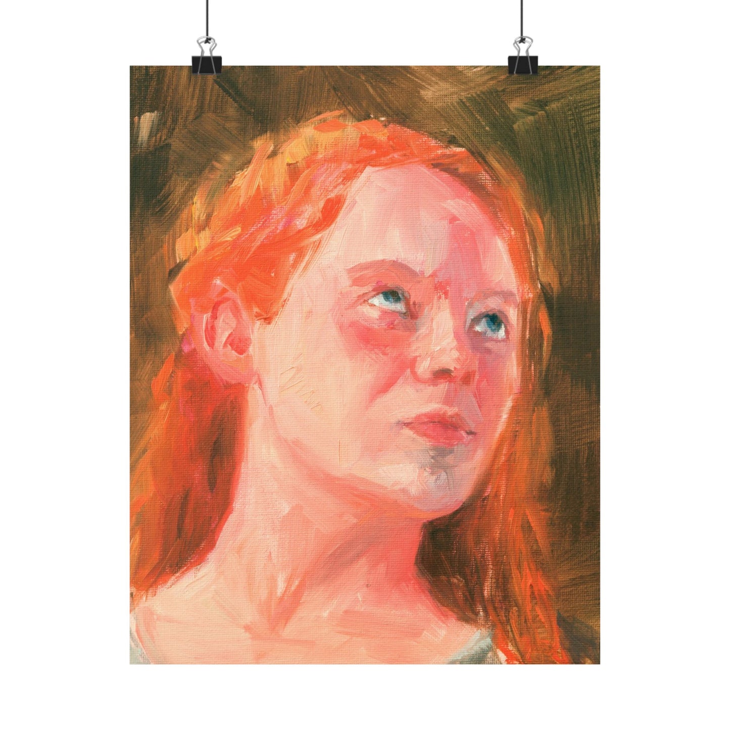 "Maggie" - Oil Portriait Print (Day 243)