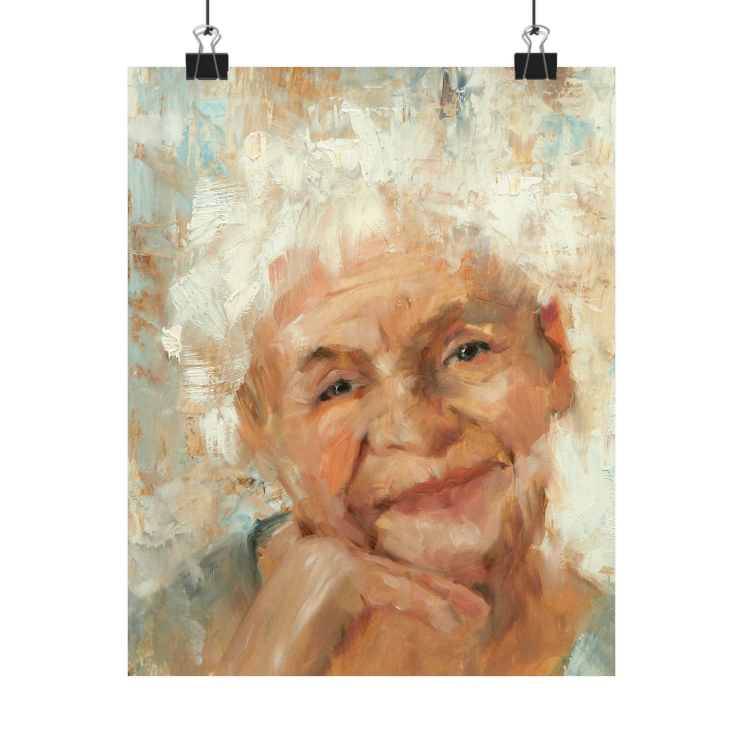 "Marceline" - Oil Portriait Print (Day 14)