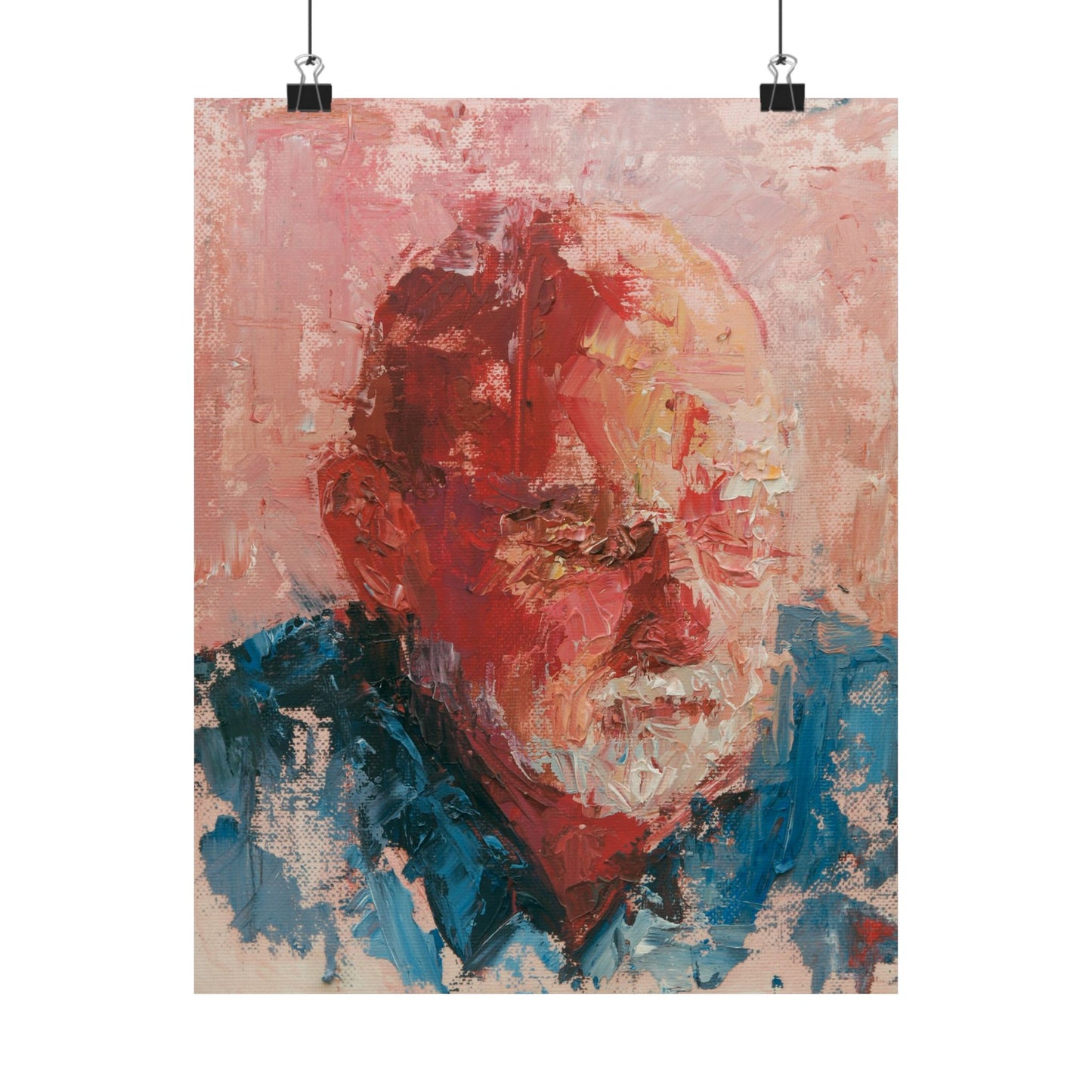 "Cesar" - Oil Portriait Print (Day 182)