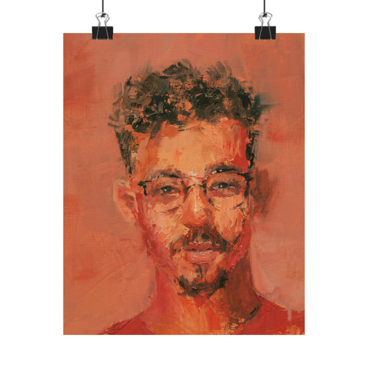 "Ector" - Oil Portriait Print (Day 200)