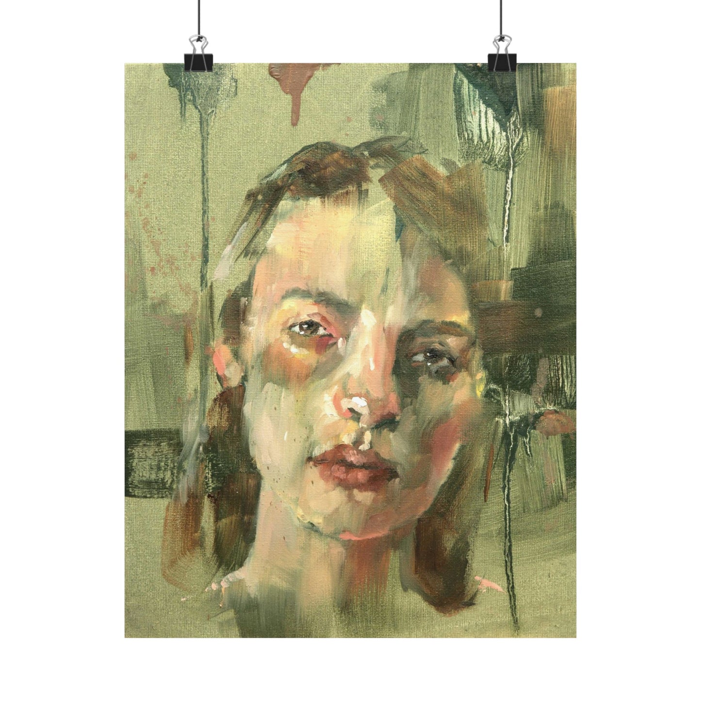 "Odine" - Oil Portriait Print (Day 42)