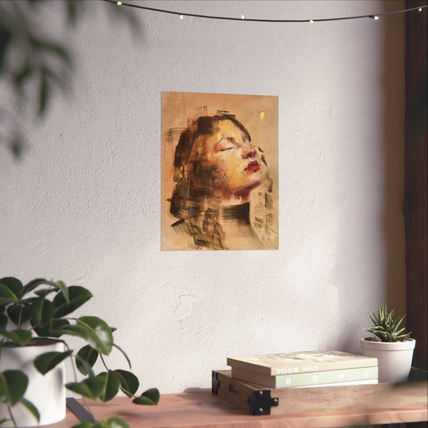 "Natalie" - Oil Portriait Print (Day 24)