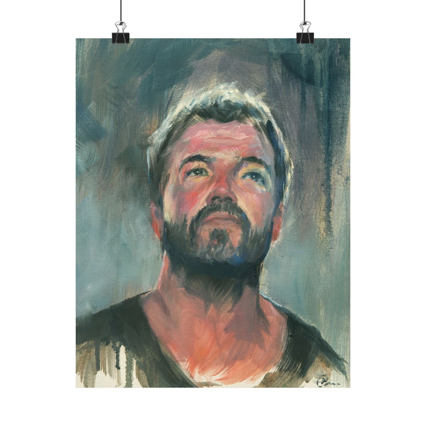 "Edu" - Oil Portriait Print (Day 265)