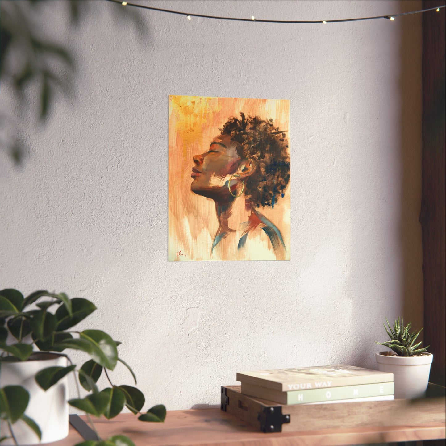 "Hope" - Oil Portriait Print (Day 61)