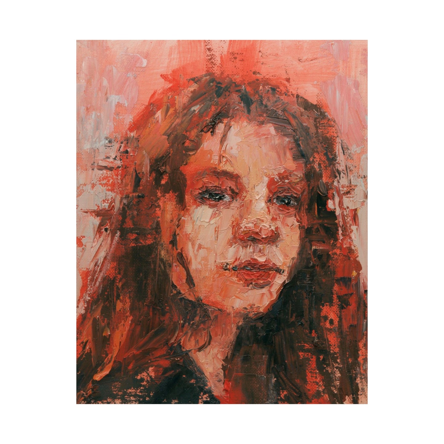 "Aurora" - Oil Portriait Print (Day 193)