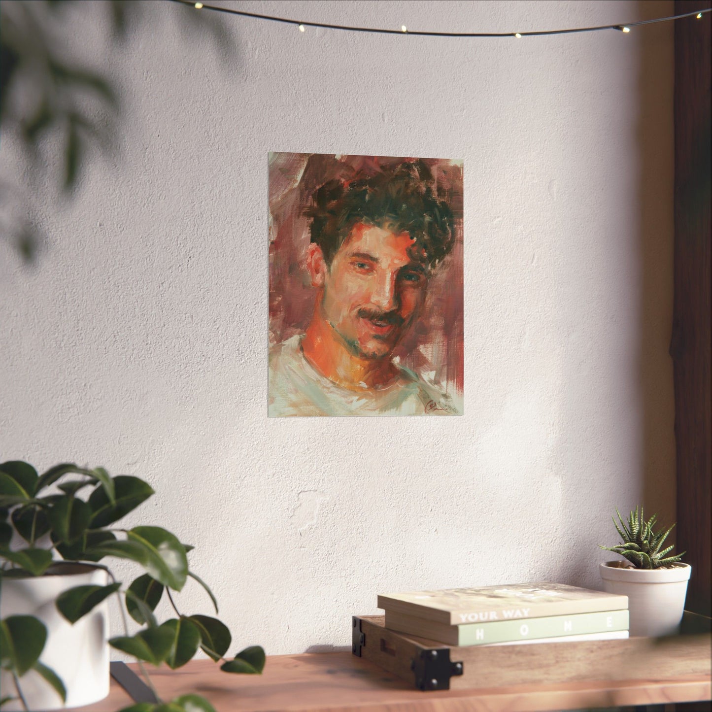 "Raphael" - Oil Portriait Print (Day 138)