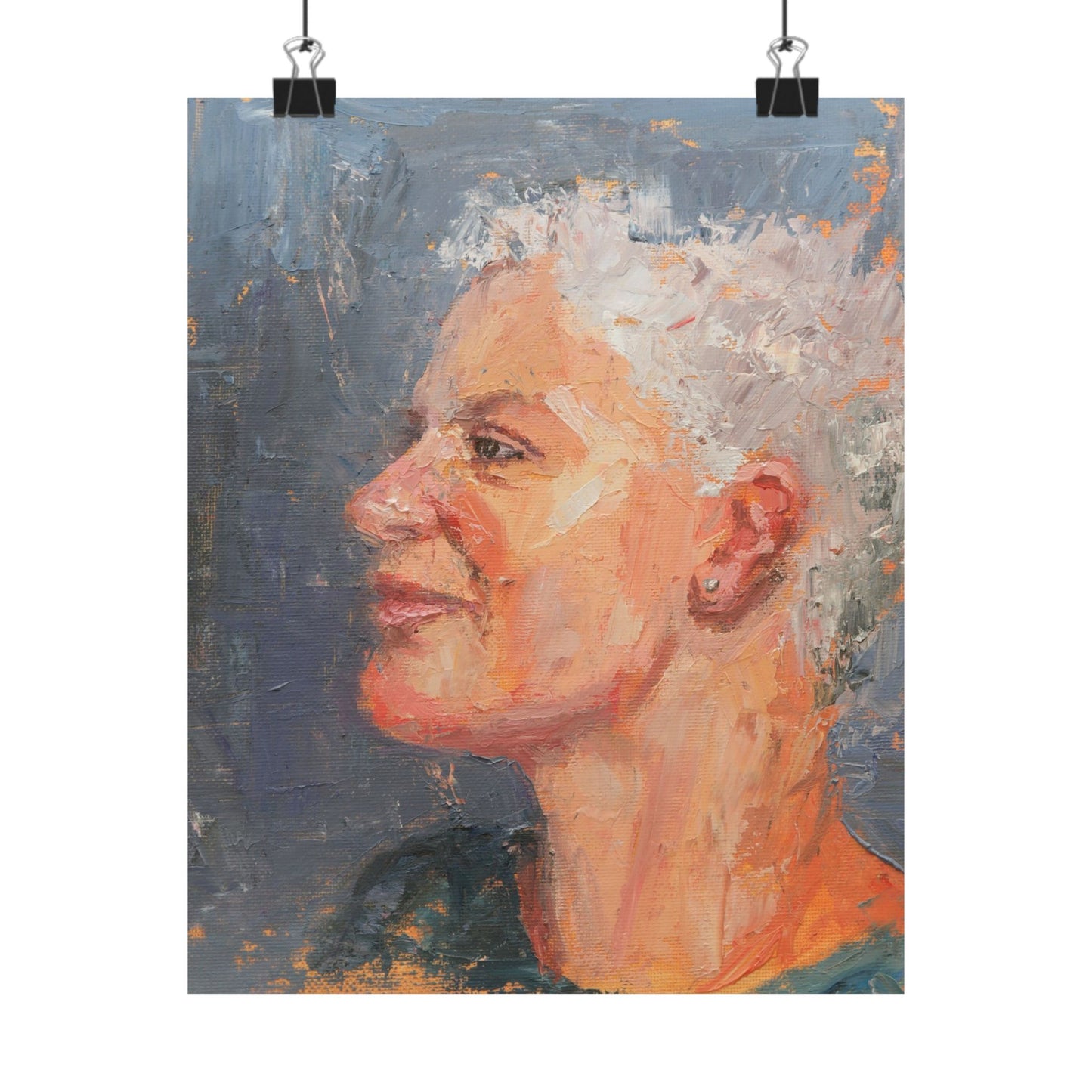 "Samantha" - Oil Portriait Print (Day 197)