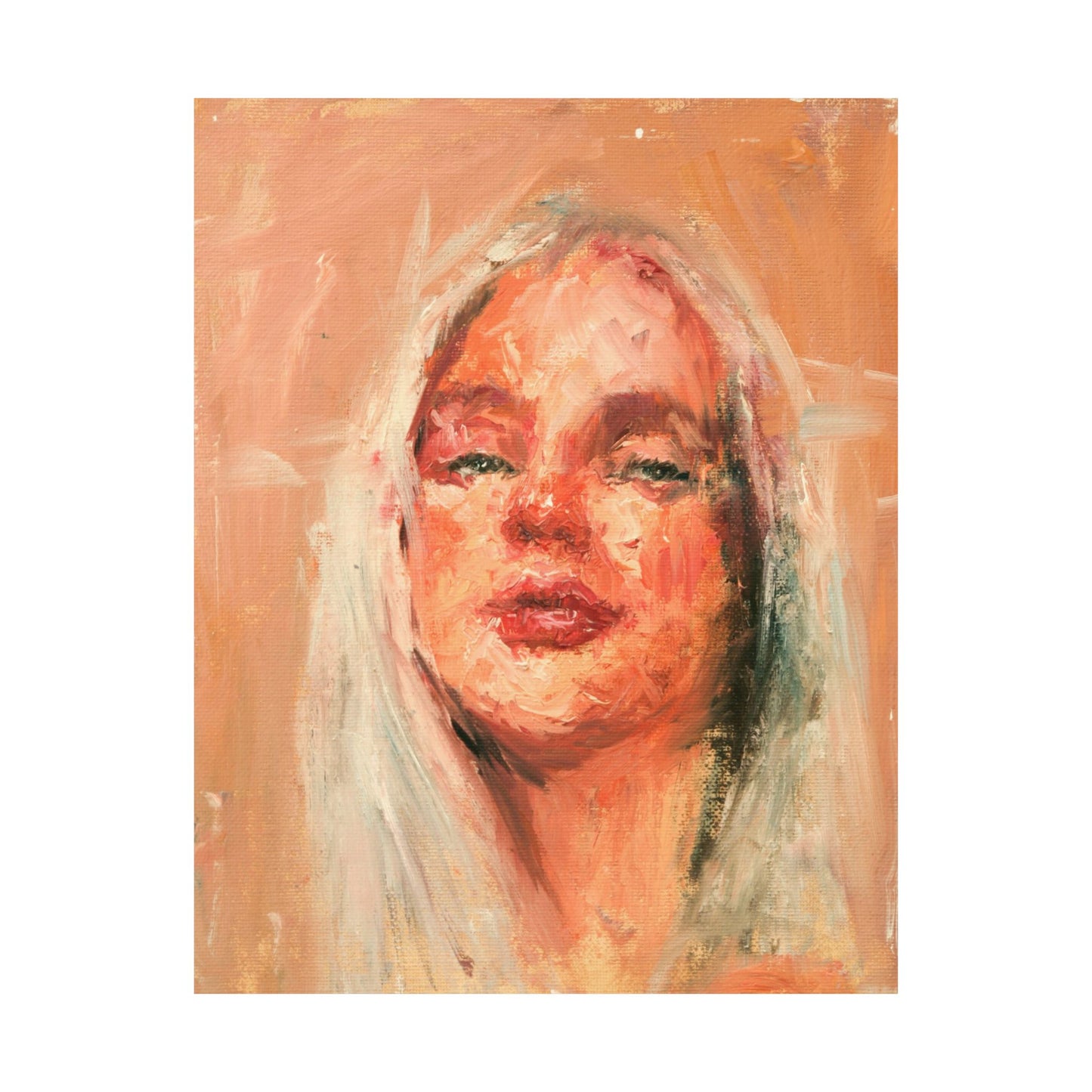 "Vanessa" - Oil Portriait Print (Day 205)