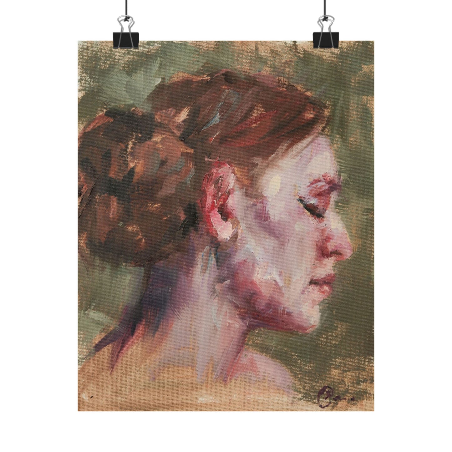 "Eloise" - Oil Portriait Print (Day 136)