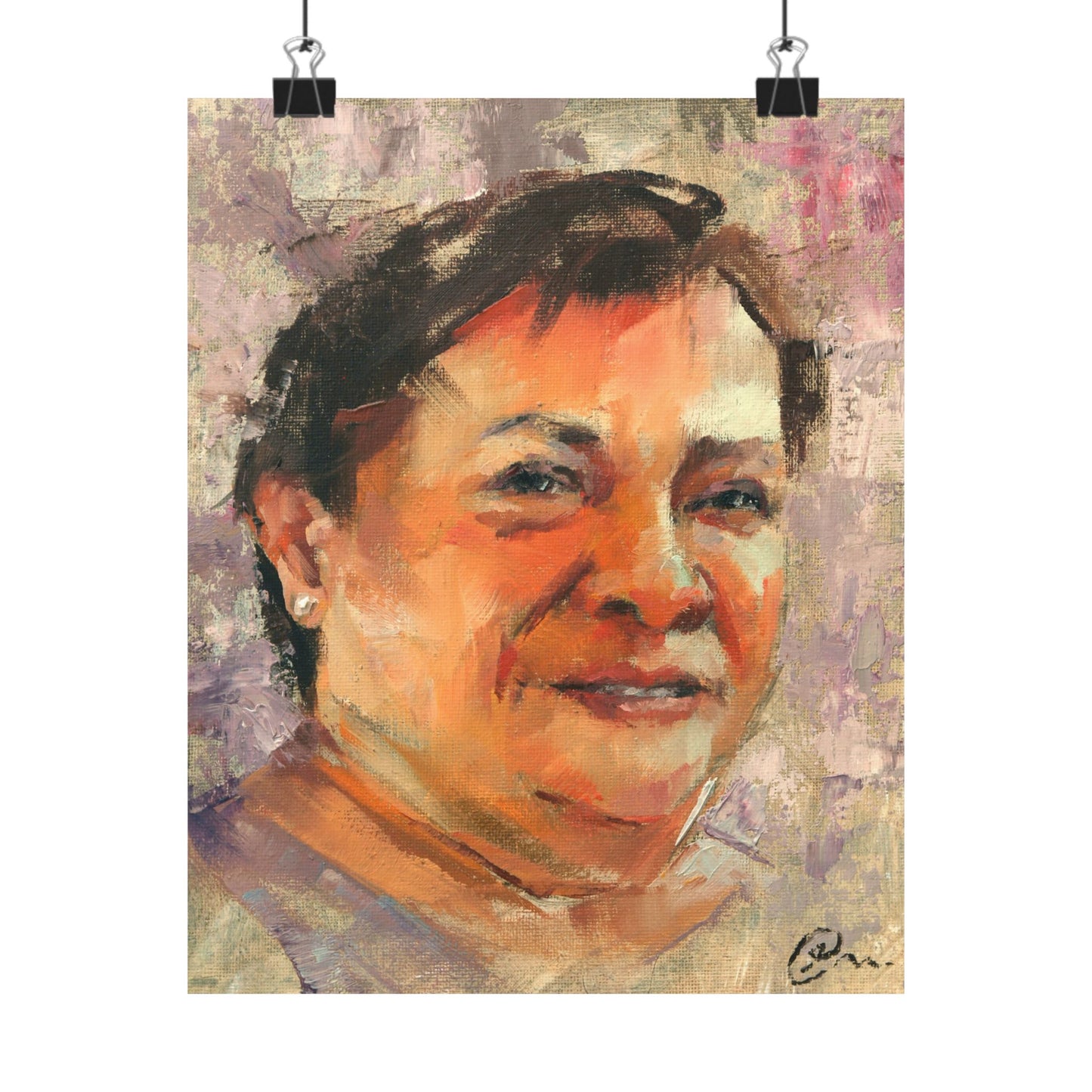 "Honoria" - Oil Portriait Print (Day 71)