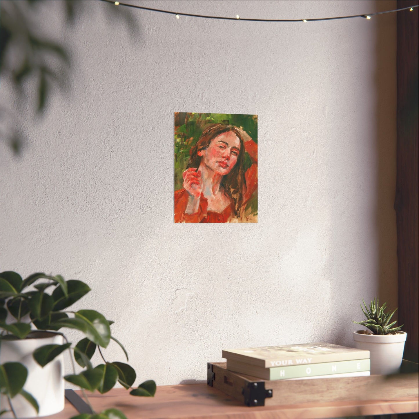 "Persephone" - Oil Portriait Print (Day 89)