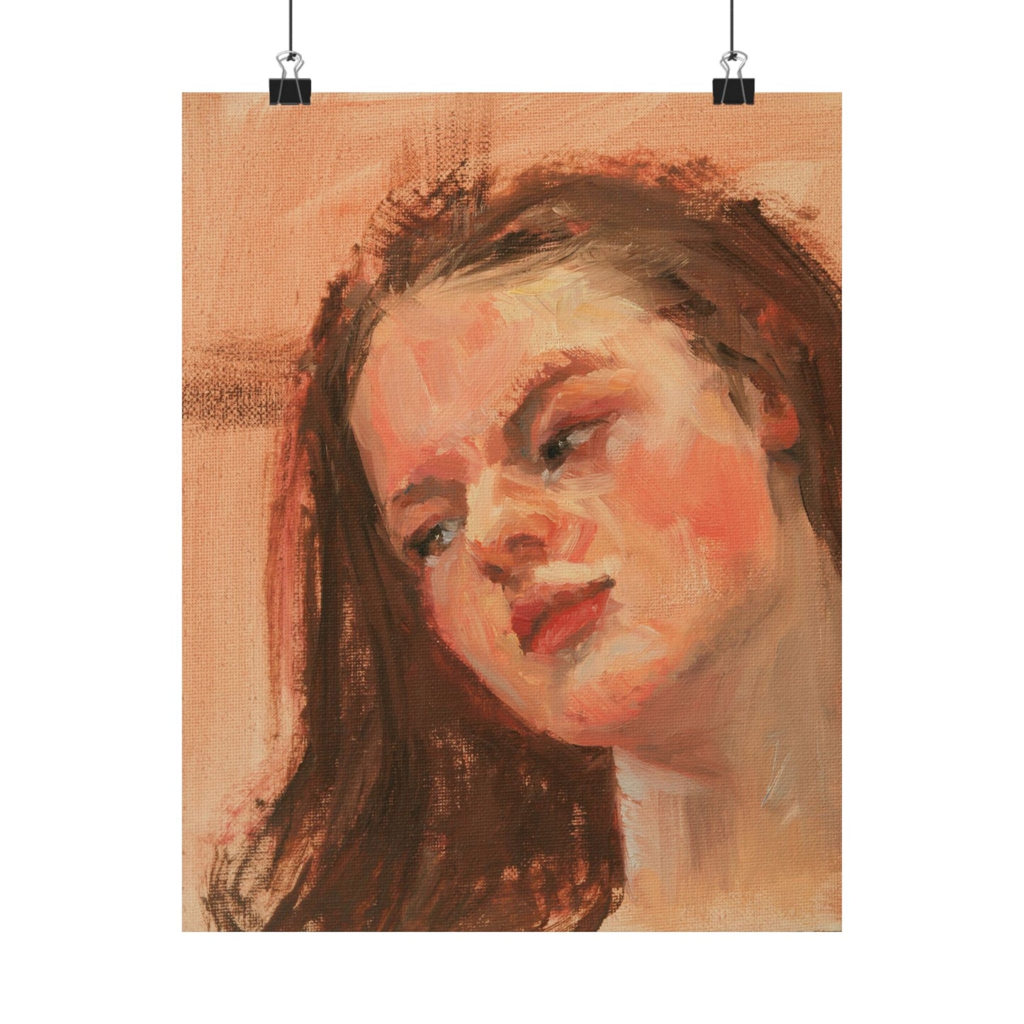 "Alma" - Oil Portriait Print (Day 260)