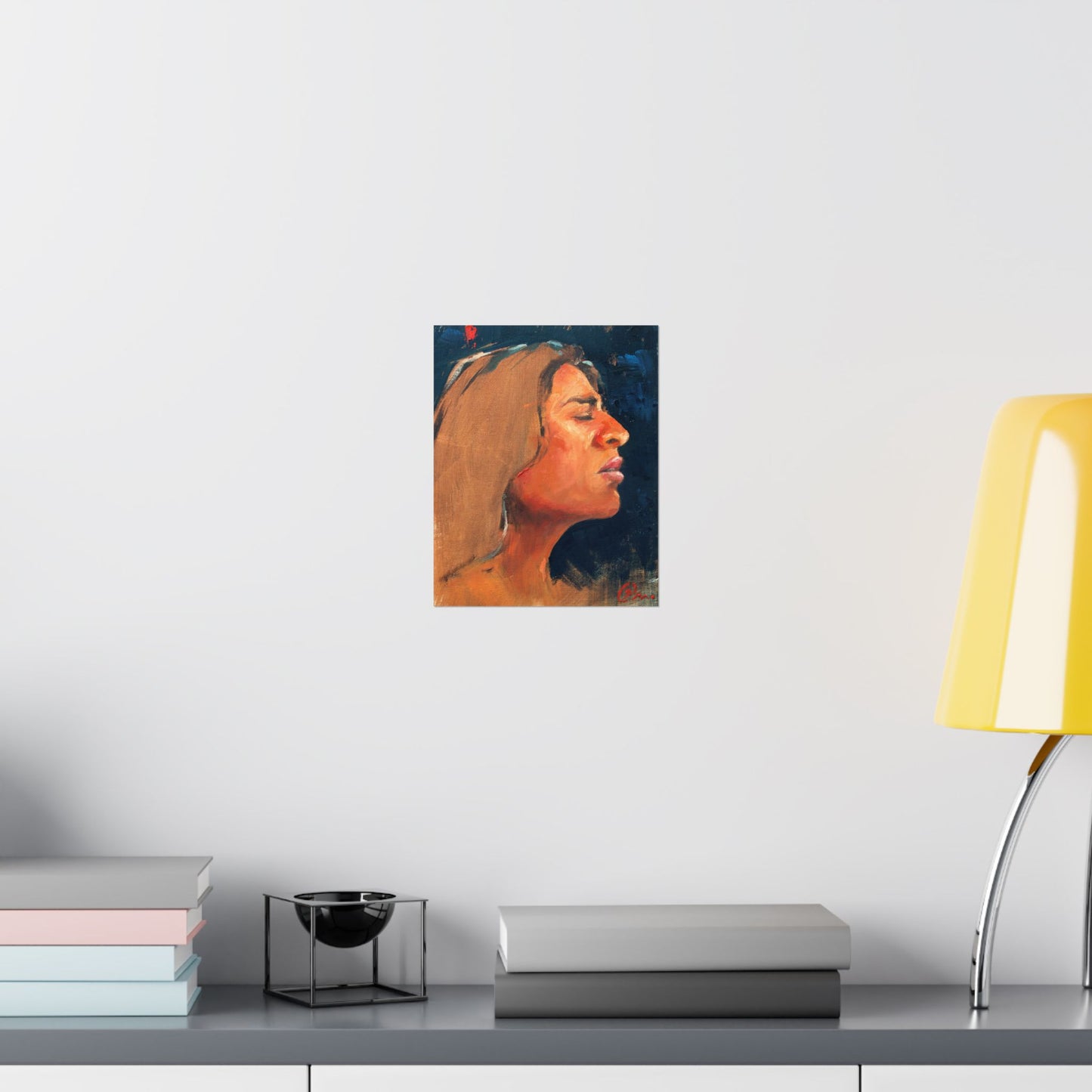 "Jessie" - Oil Portriait Print (Day 73)