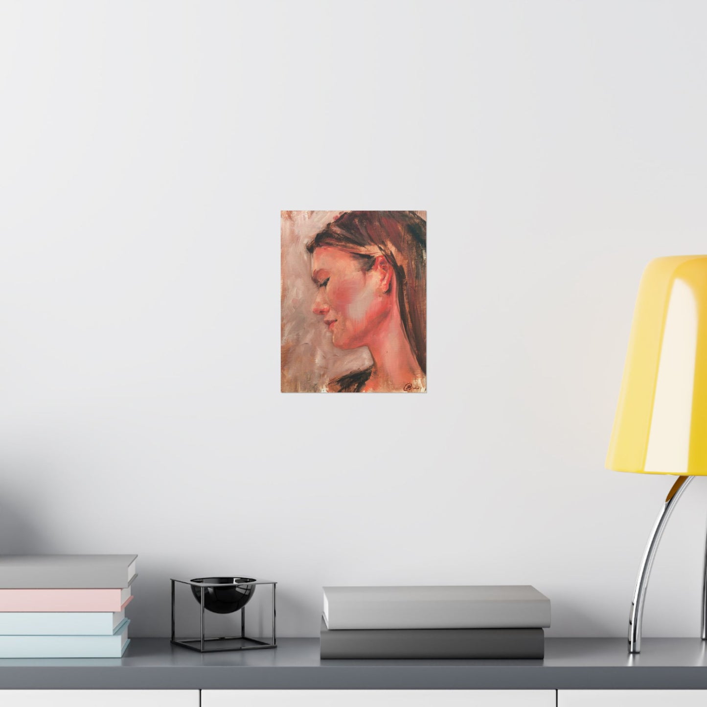 "Beline" - Oil Portriait Print (Day 91)