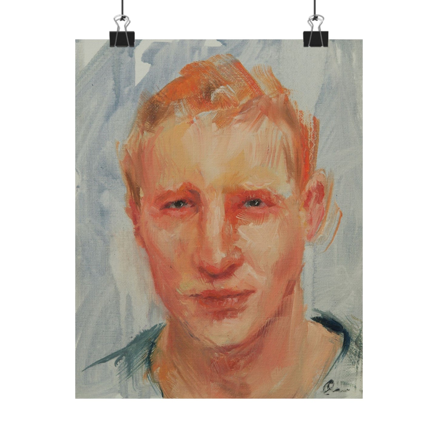 "Liam" - Oil Portriait Print (Day 151)