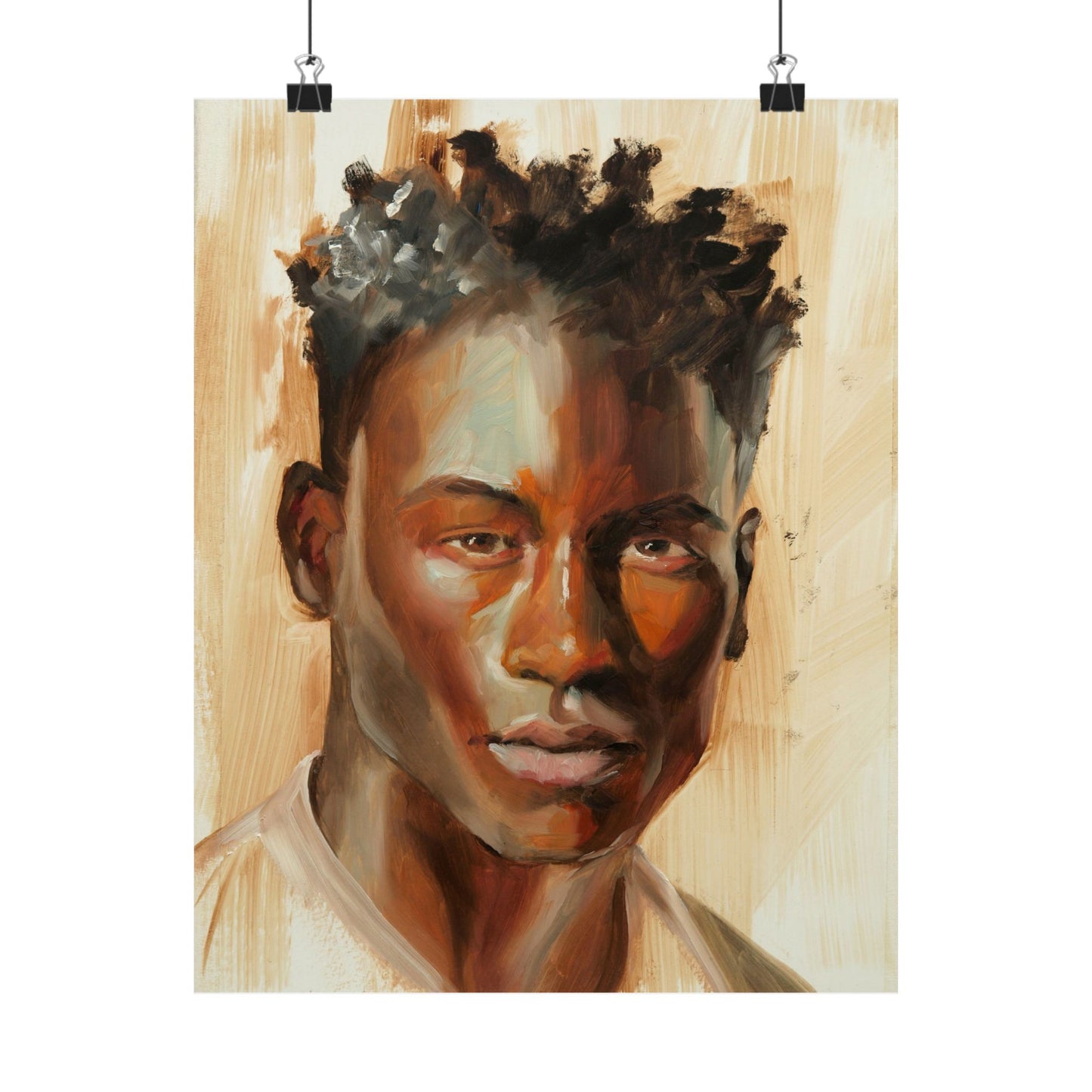 "Maurice" - Oil Portriait Print (Day 12)