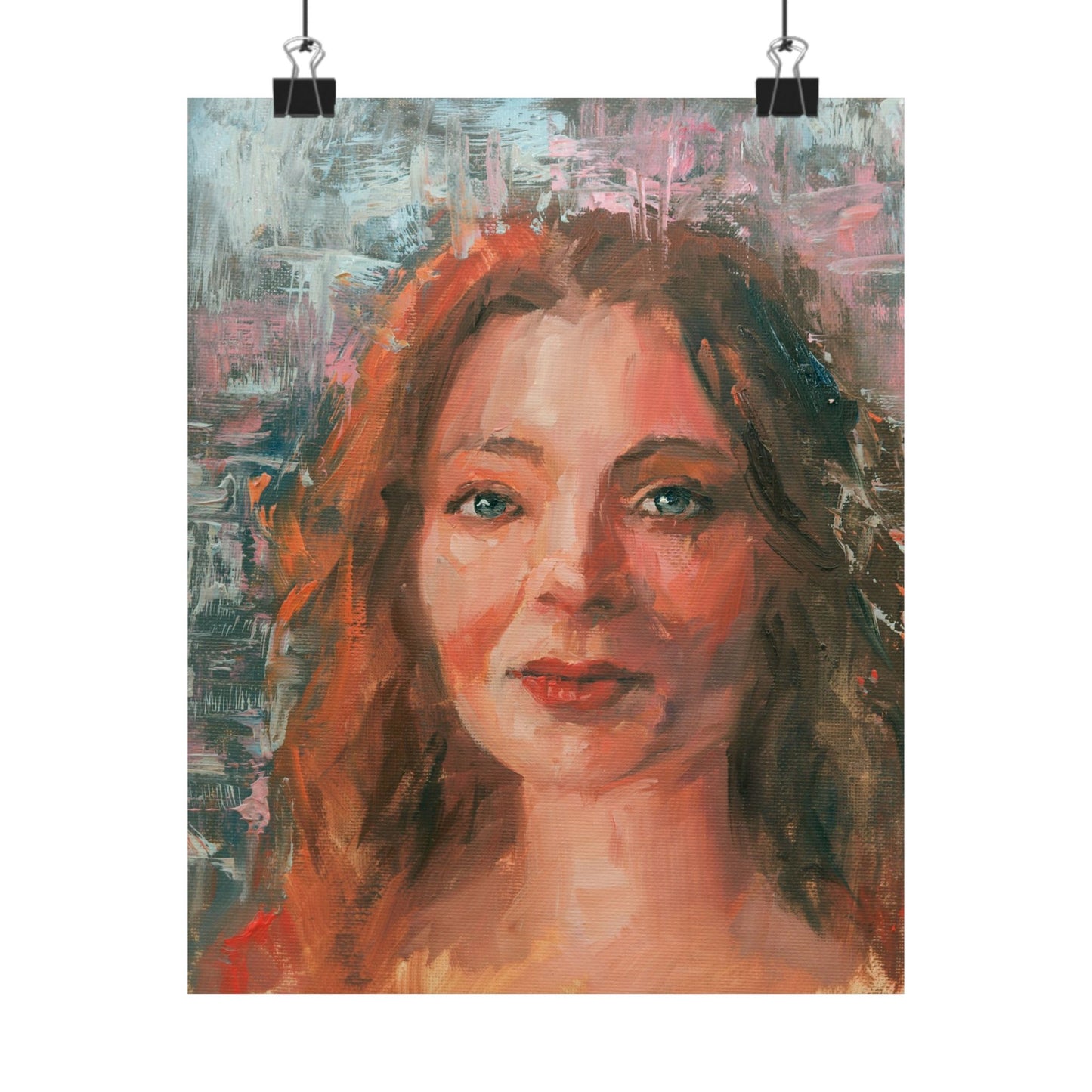 "Deborah" - Oil Portriait Print (Day 178)