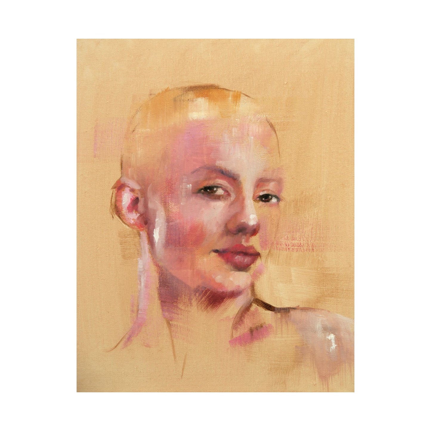 "Ivy" - Oil Portriait Print (Day 30)