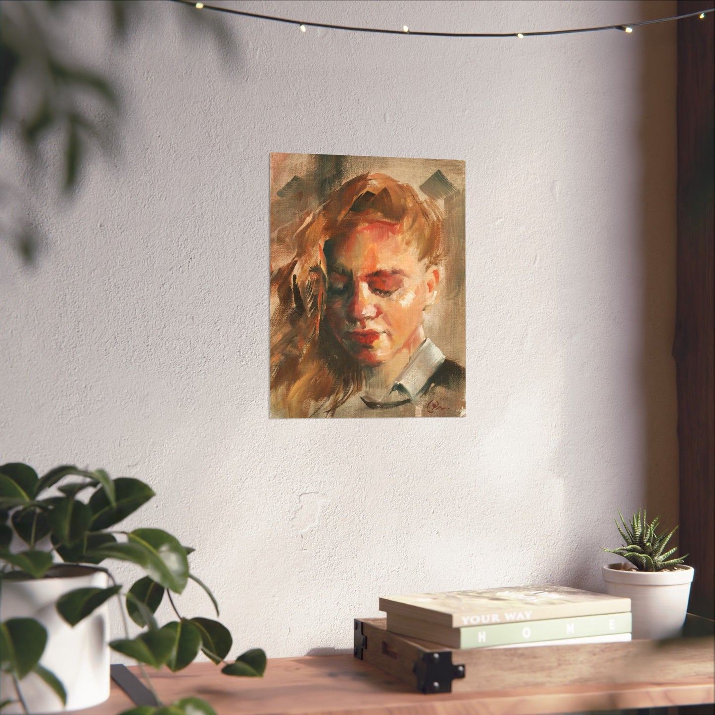 "Susan" - Oil Portriait Print (Day 123)