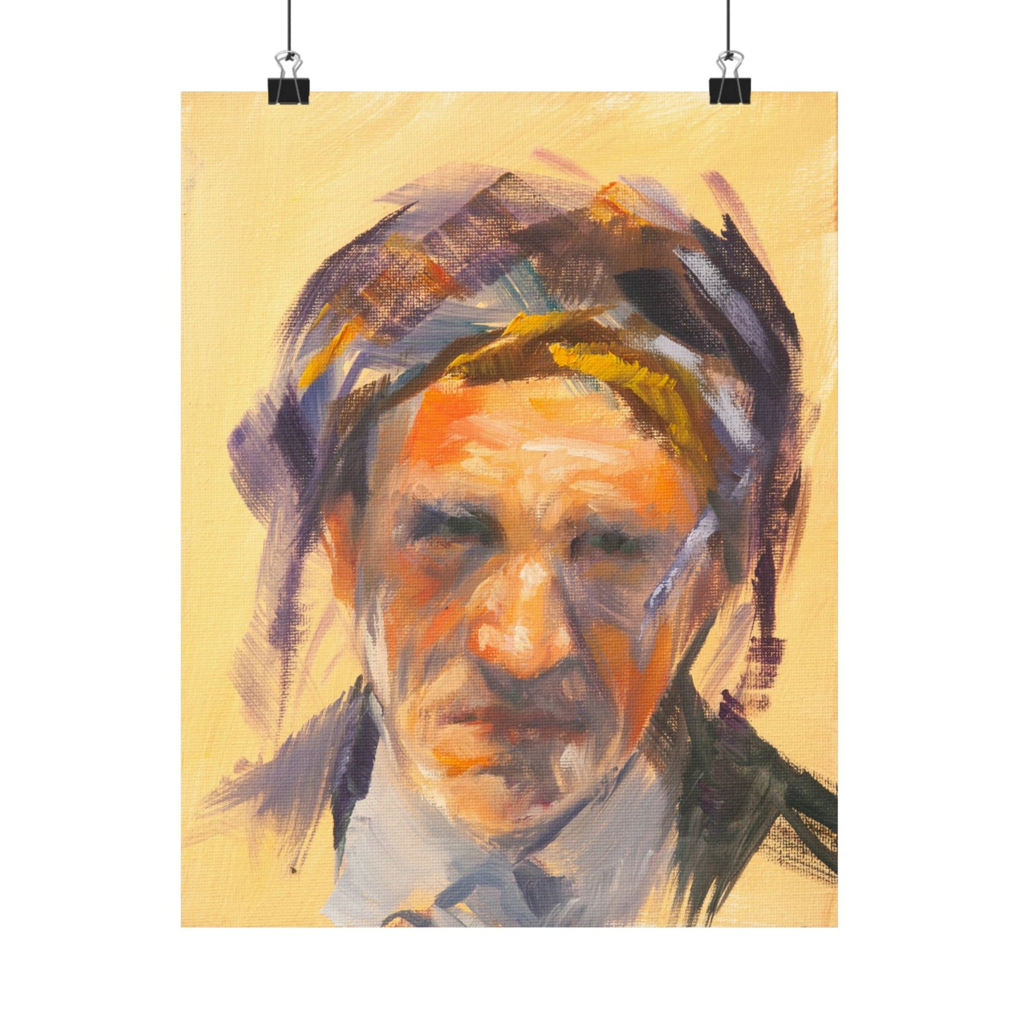 "Youssef" - Oil Portriait Print (Day 233)