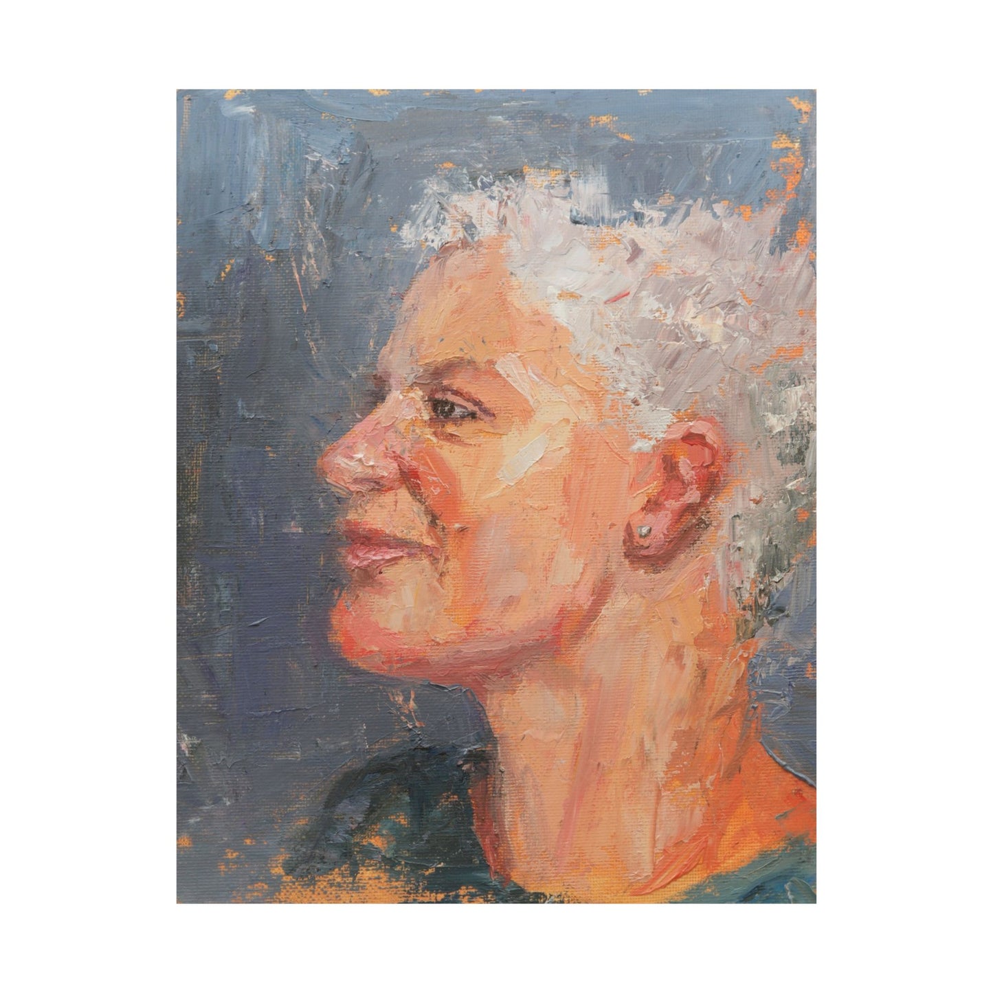 "Samantha" - Oil Portriait Print (Day 197)