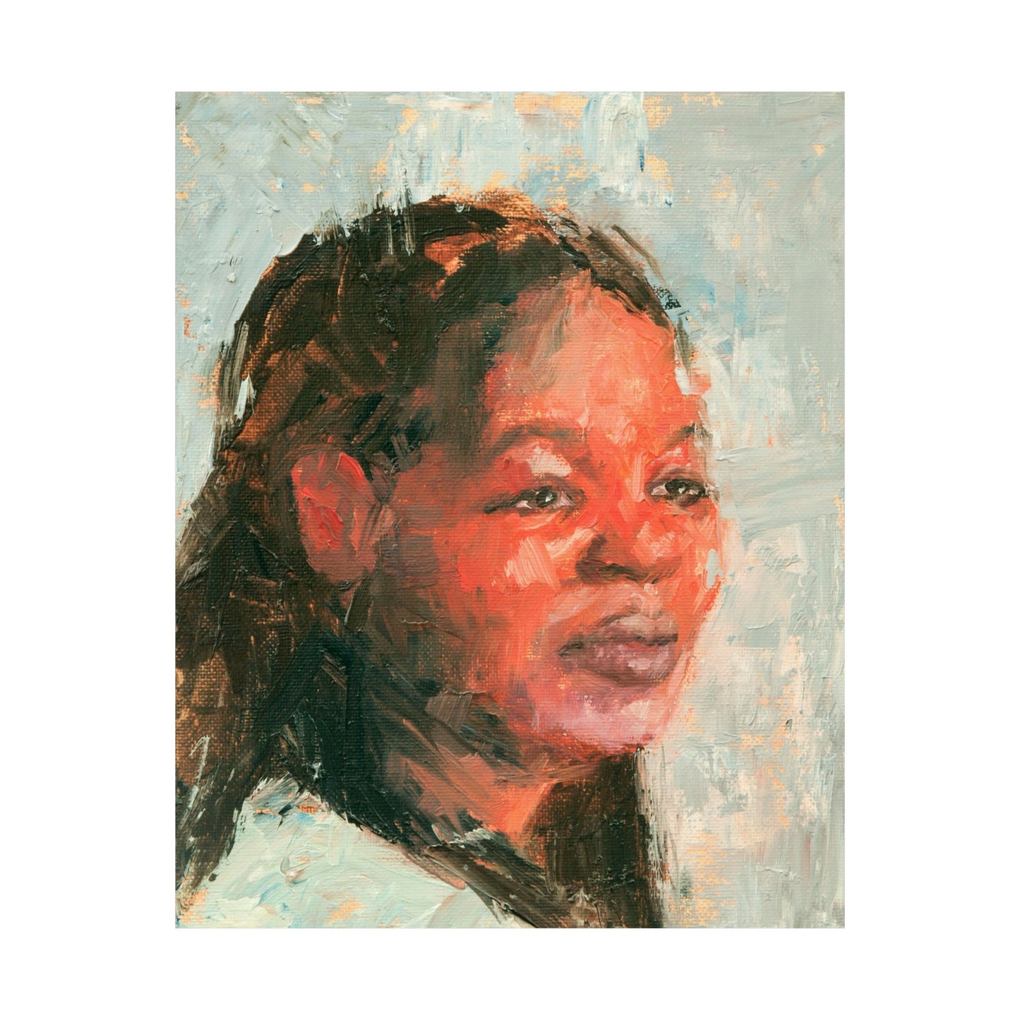 "Gisela" - Oil Portriait Print (Day 207)