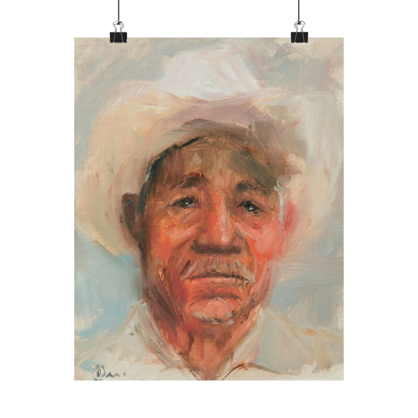 "Tadeo" - Oil Portriait Print (Day 165)