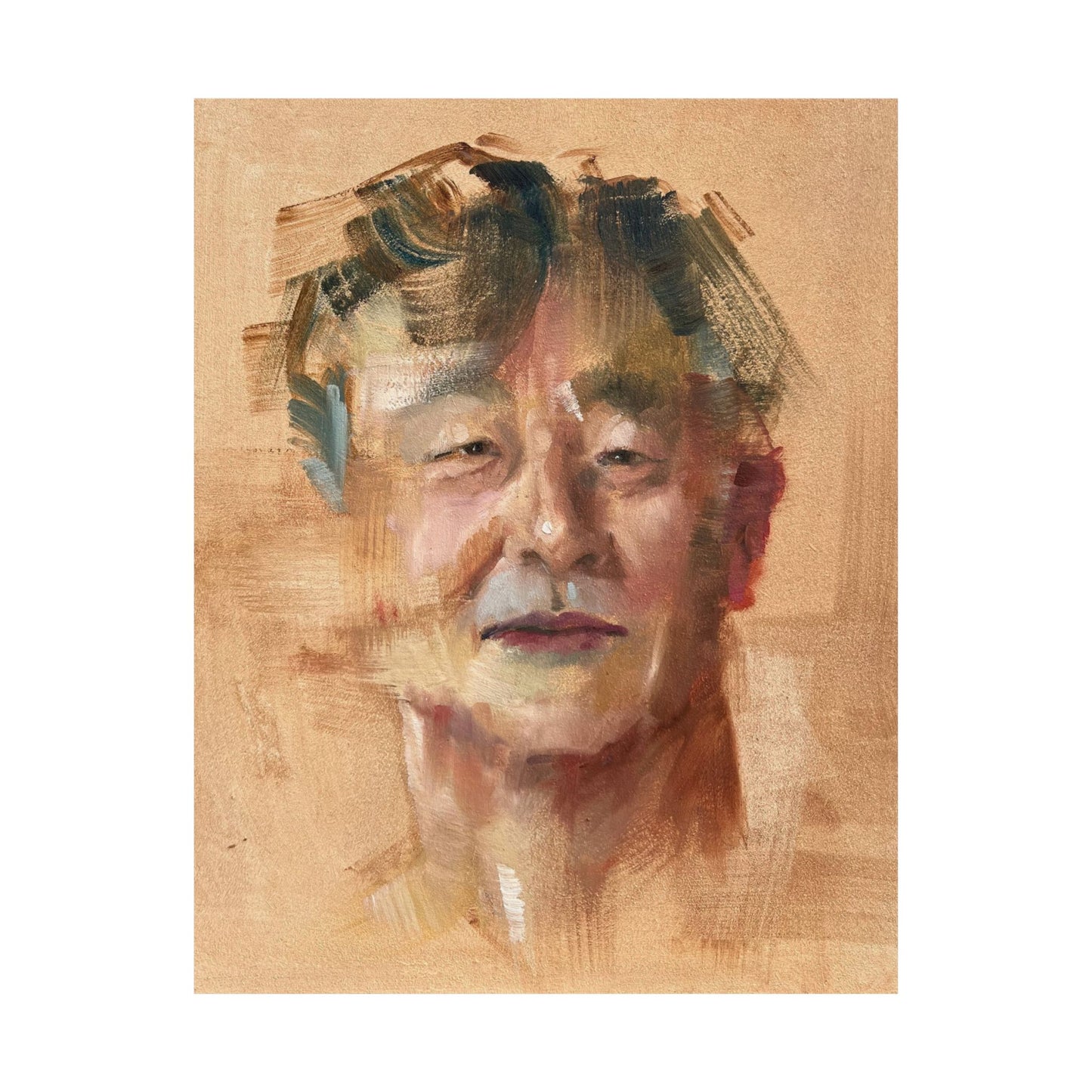 "Shun" - Oil Portriait Print (Day 23)