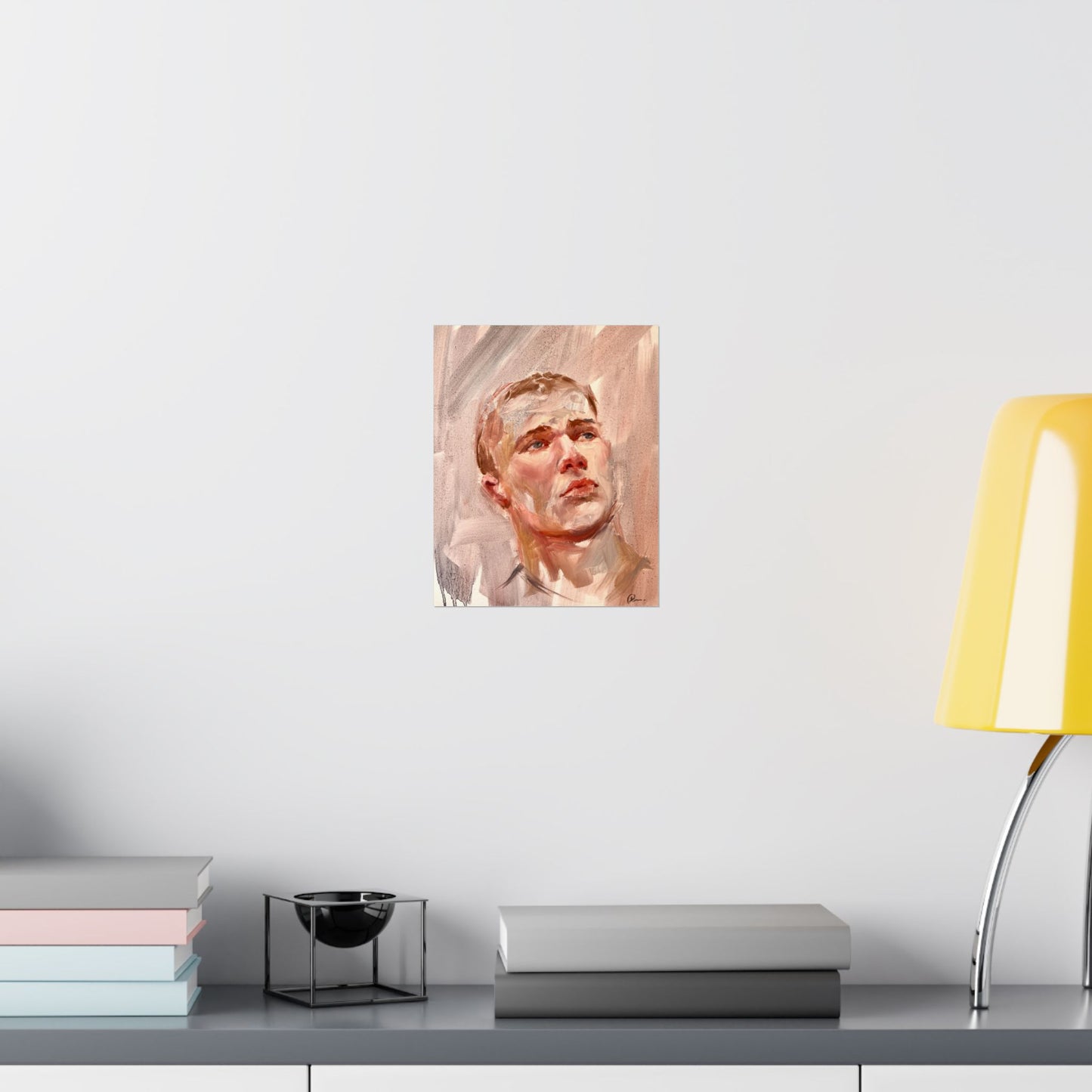 "Sam" - Oil Portriait Print (Day 114)
