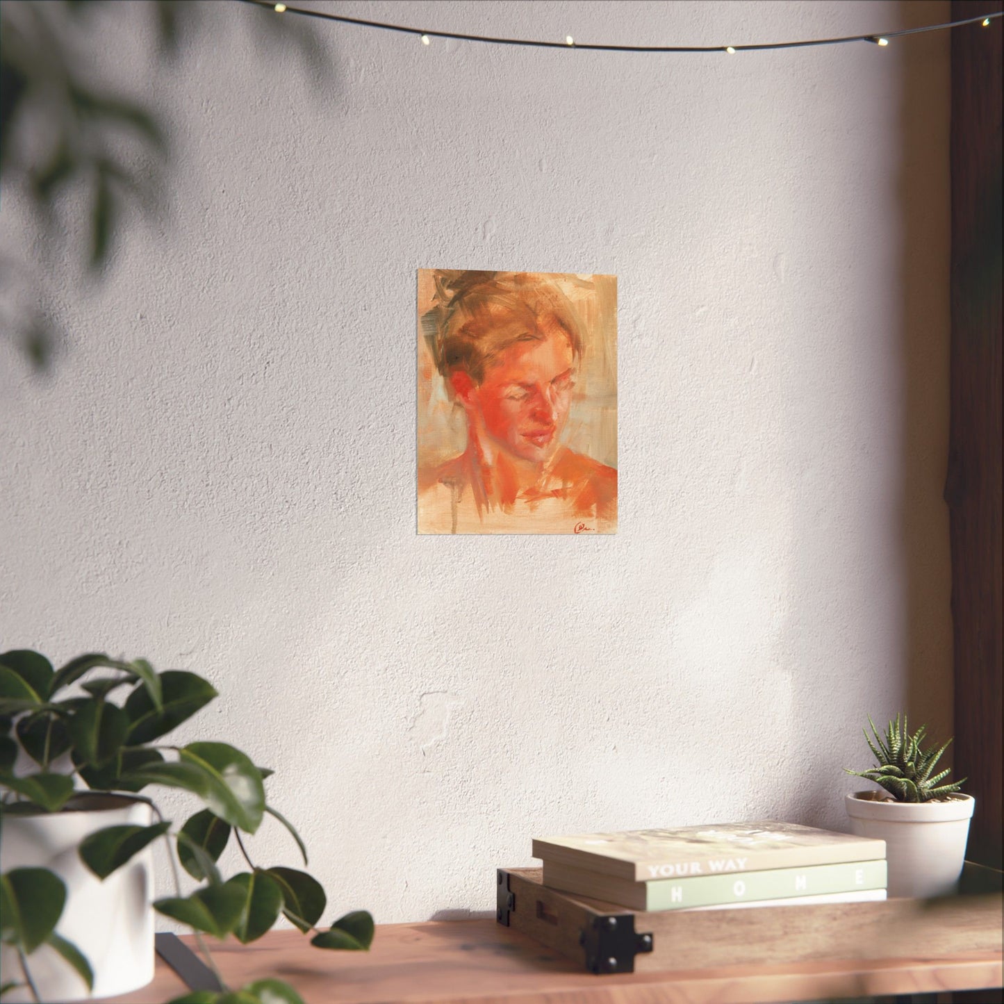 "Adelia" - Oil Portriait Print (Day 125)