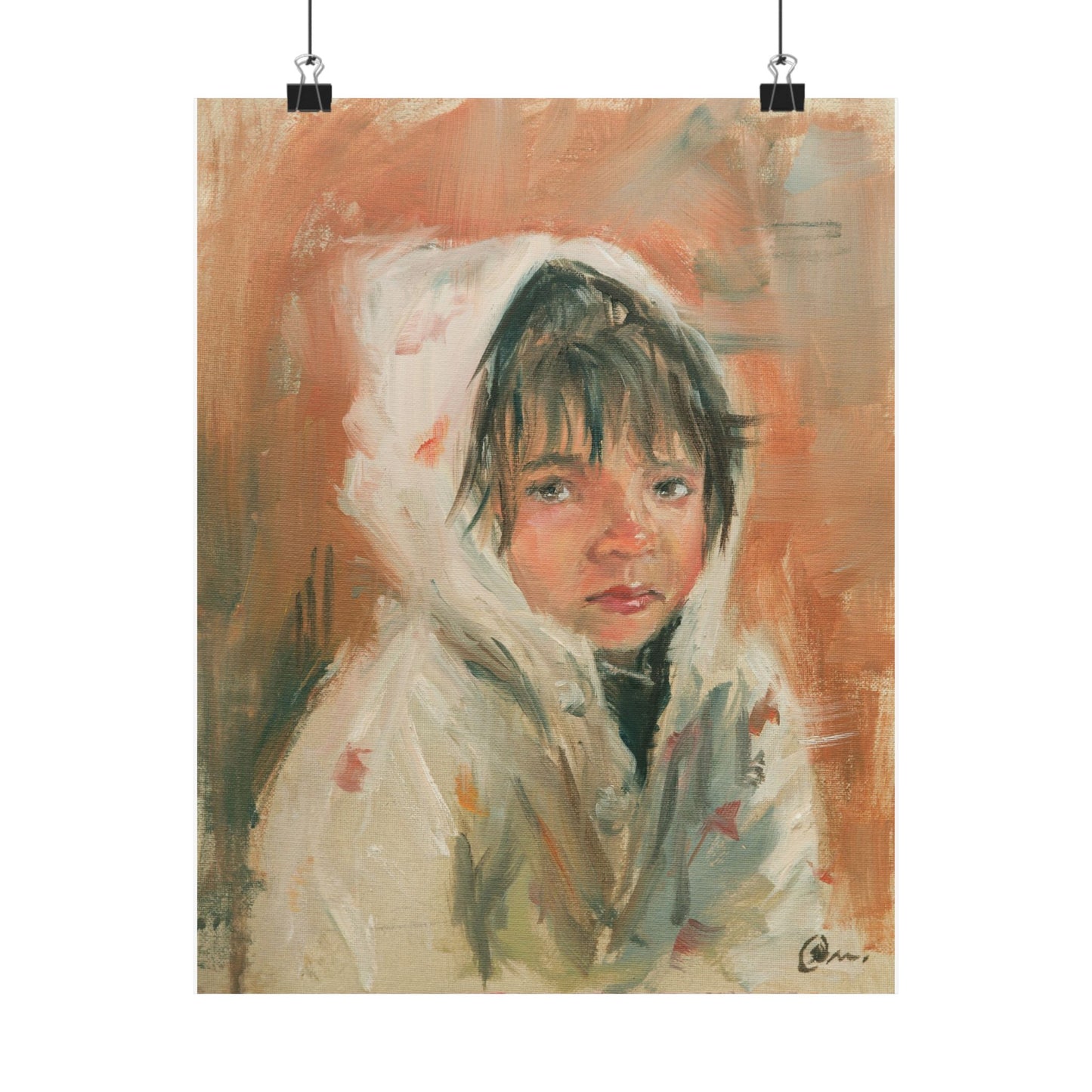 "Reef" - Oil Portriait Print (Day 170)