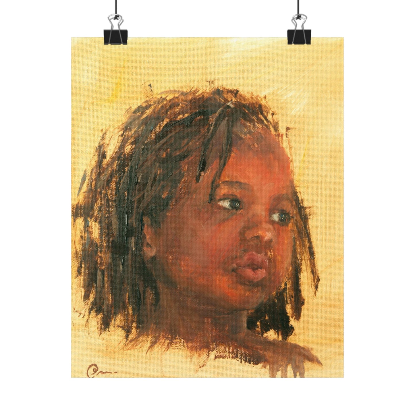 "Nina" - Oil Portriait Print (Day 290)