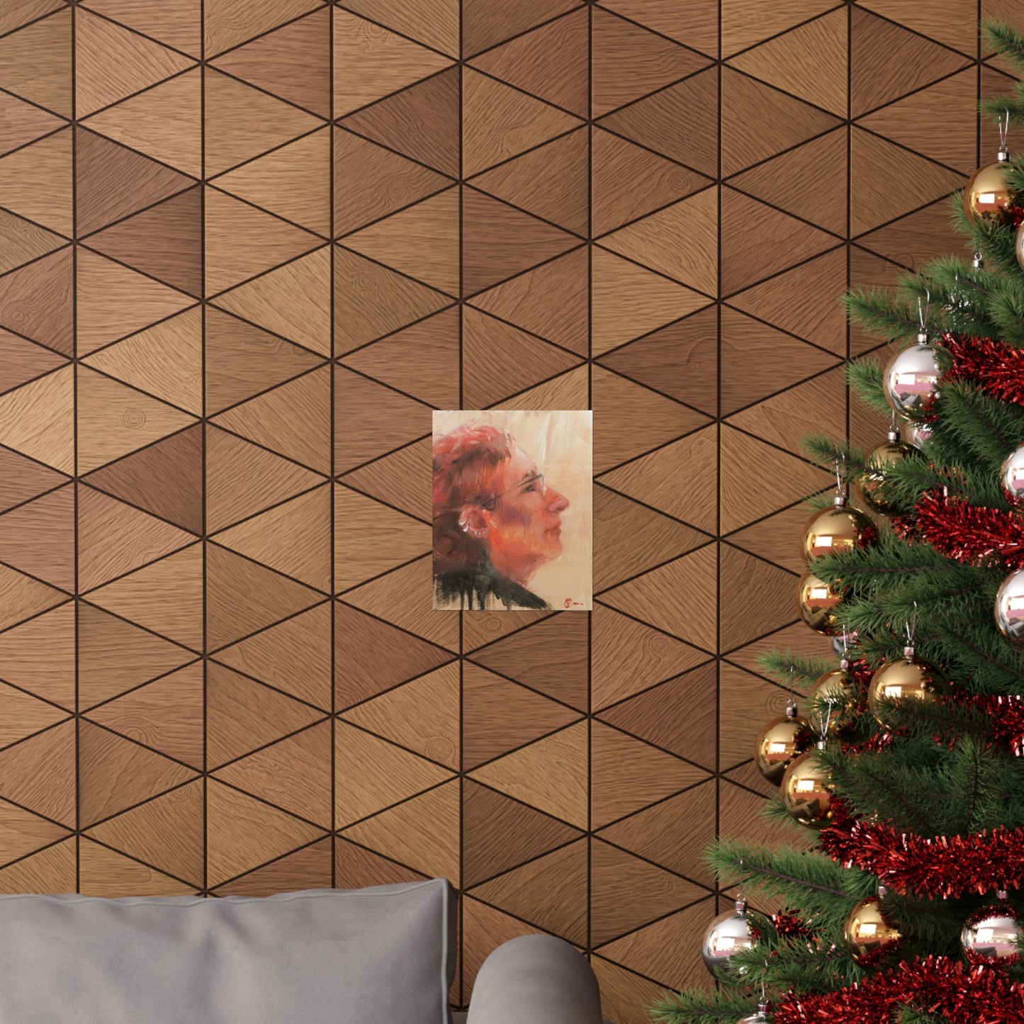 "Edith" - Oil Portriait Print (Day 146)