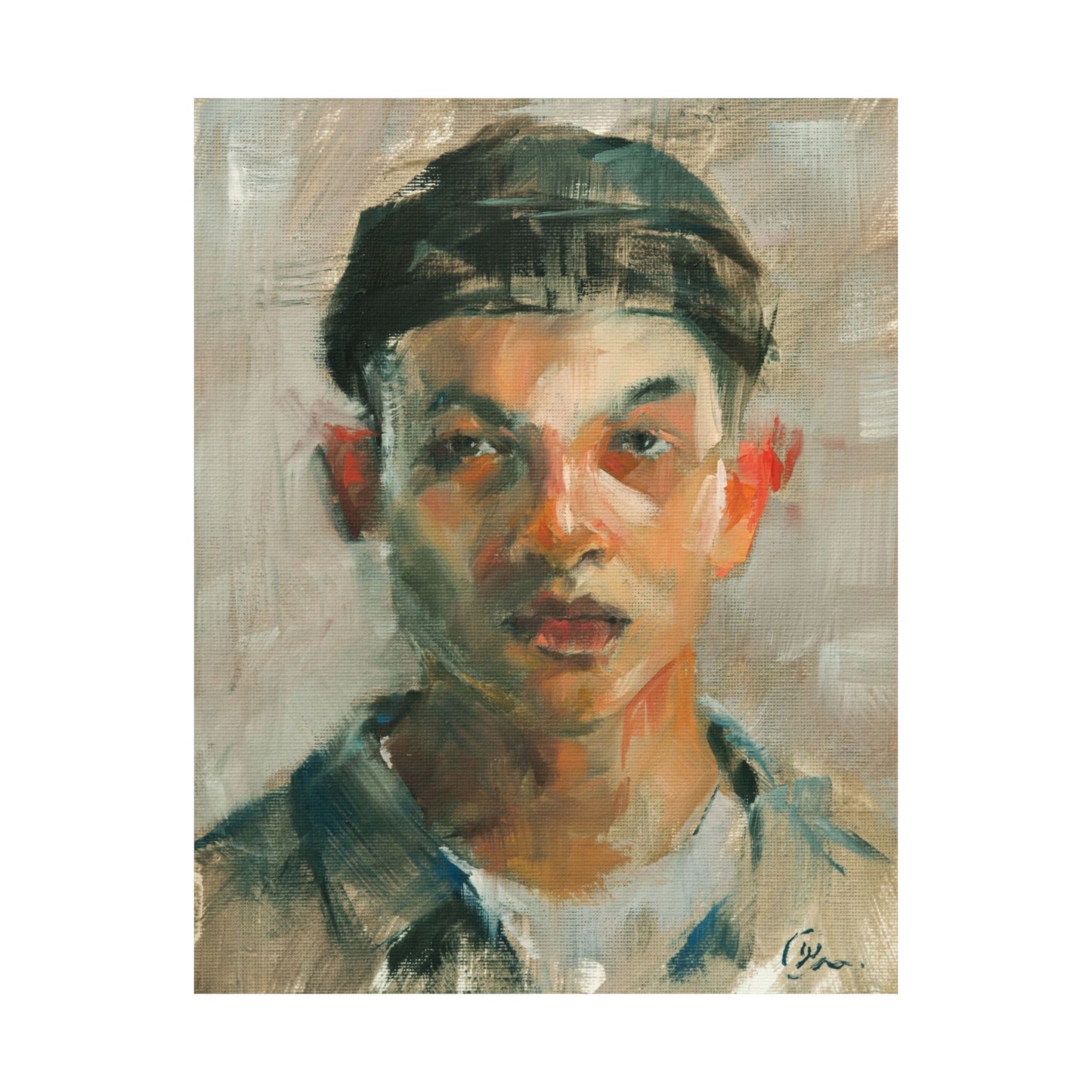 "Eric" - Oil Portriait Print (Day 130)