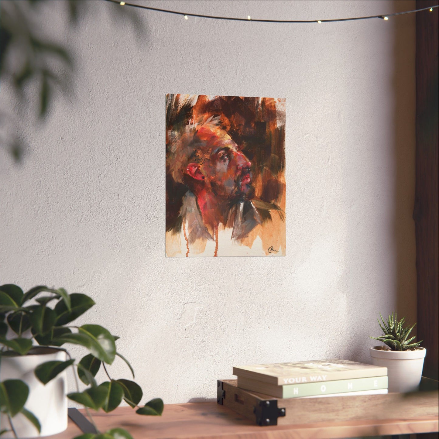 "Samael" - Oil Portriait Print (Day 100)