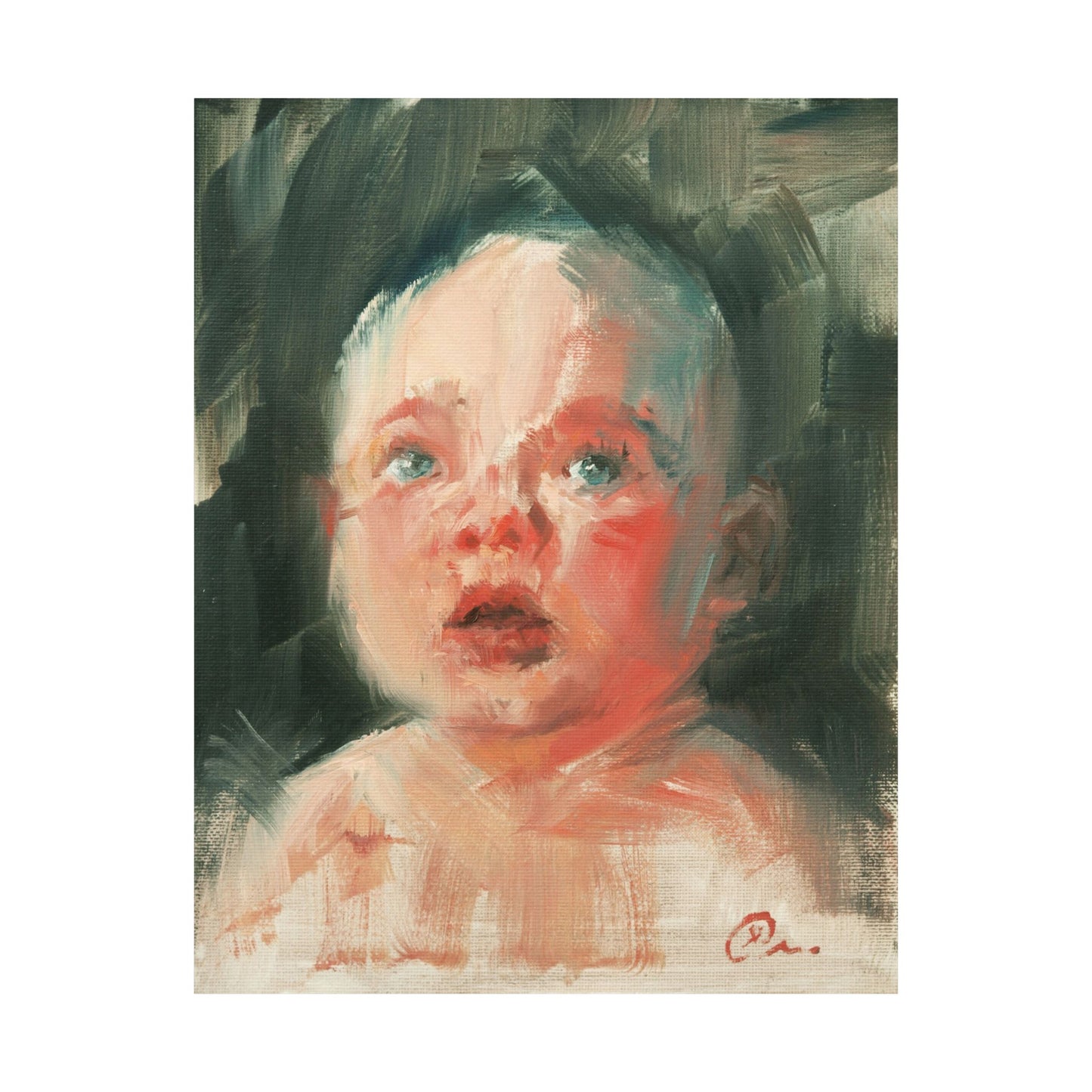 "Leo" - Oil Portriait Print (Day 142)