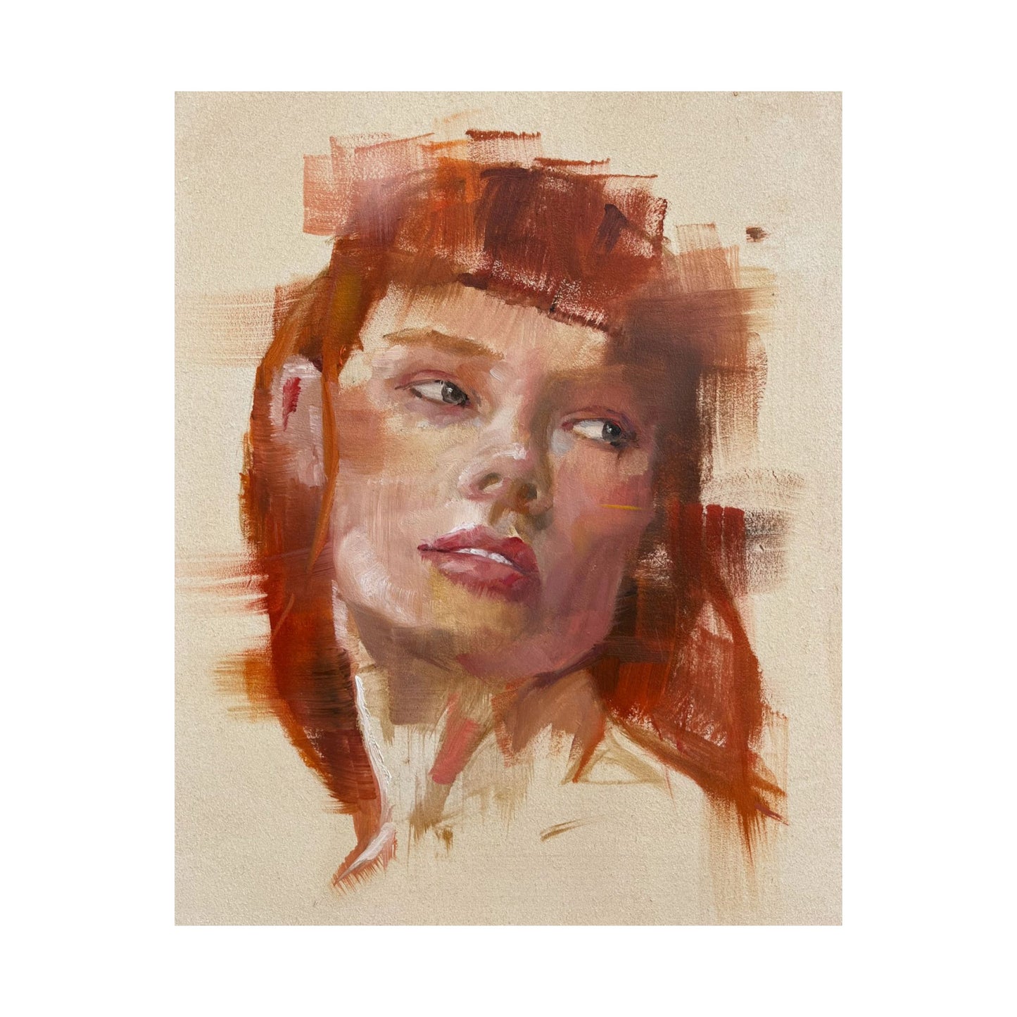 "Daphne" - Oil Portriait Print (Day 21)