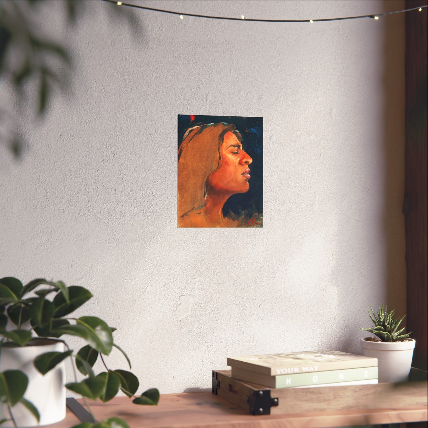 "Jessie" - Oil Portriait Print (Day 73)