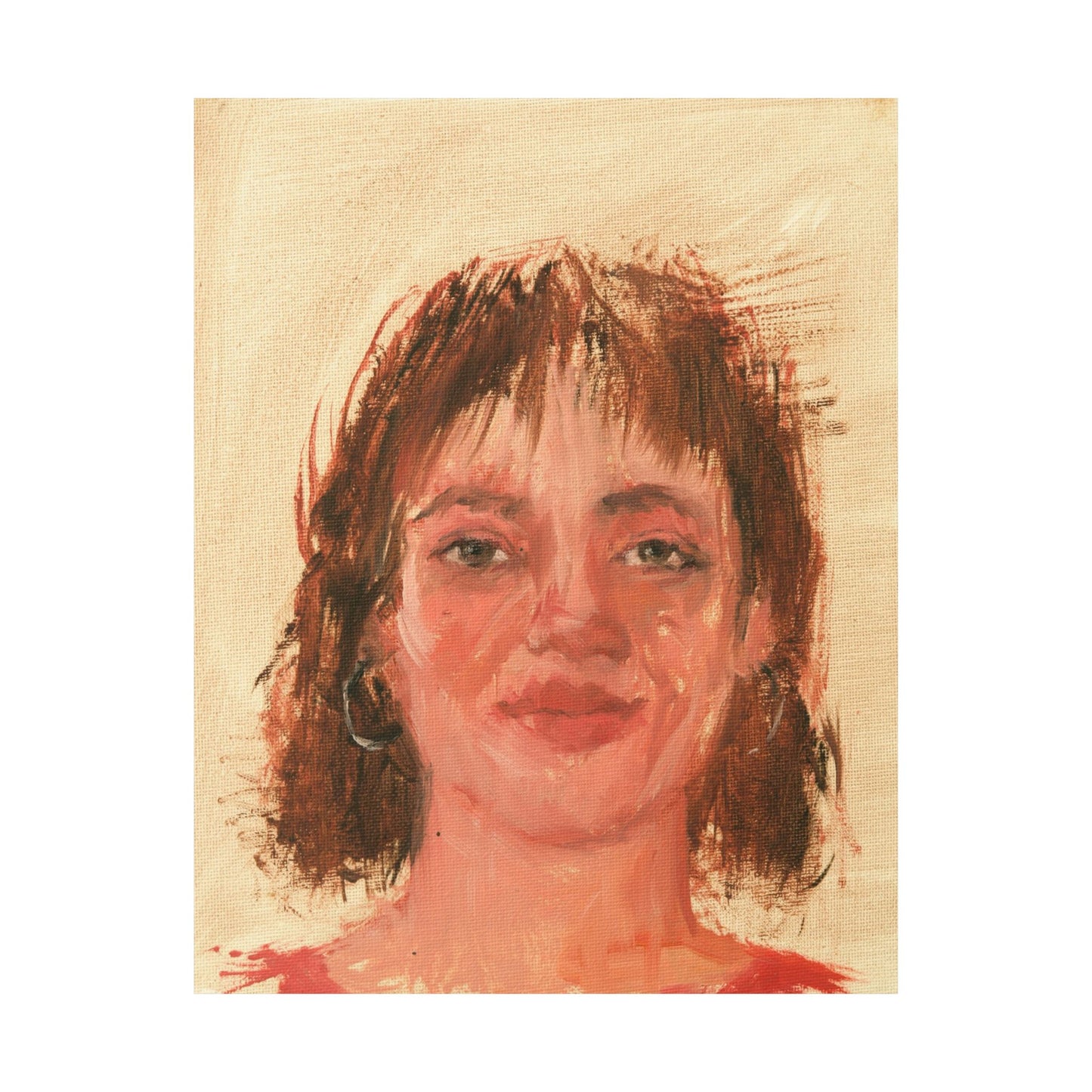 "Noelia" - Oil Portriait Print (Day 293)