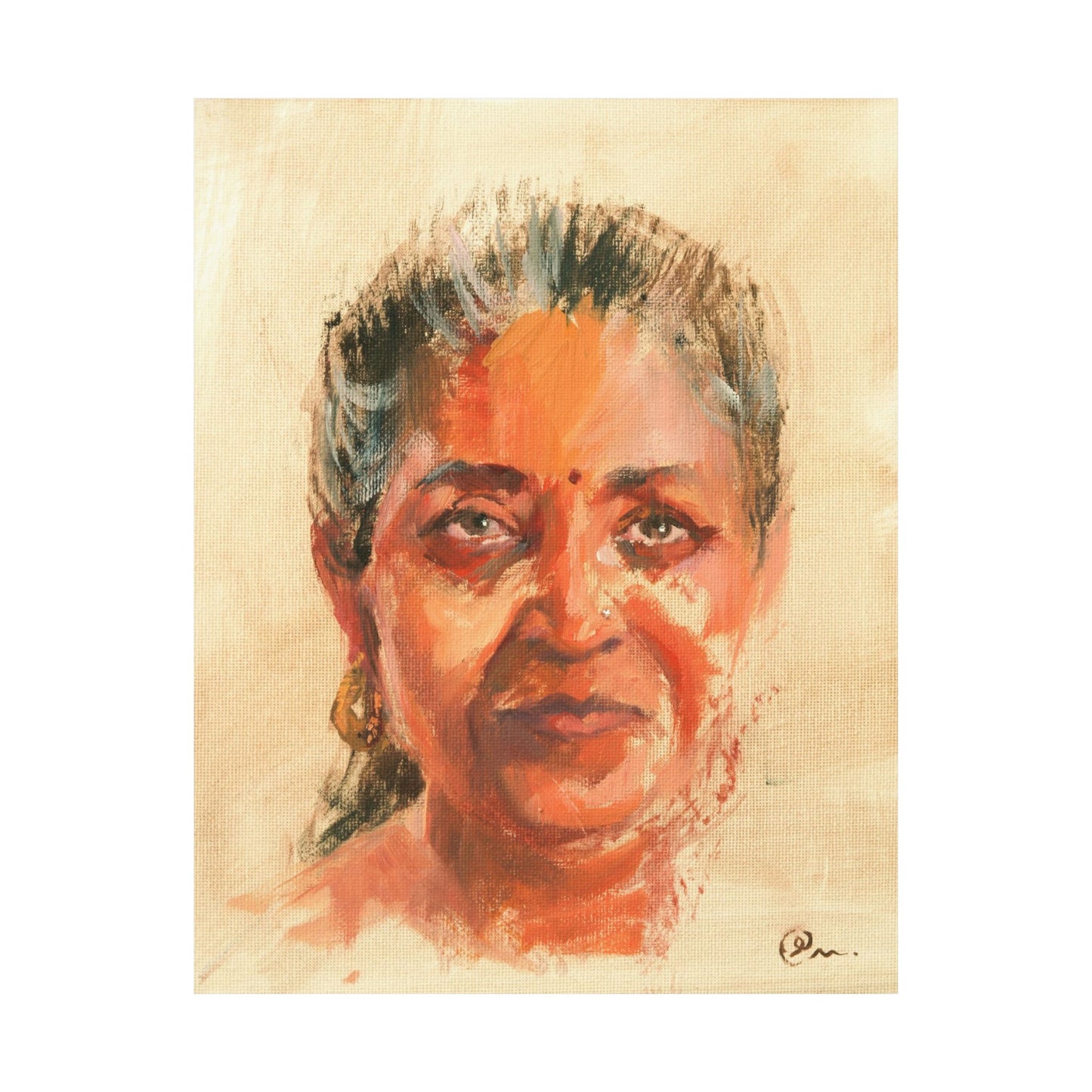 "Zara" - Oil Portriait Print (Day 282)