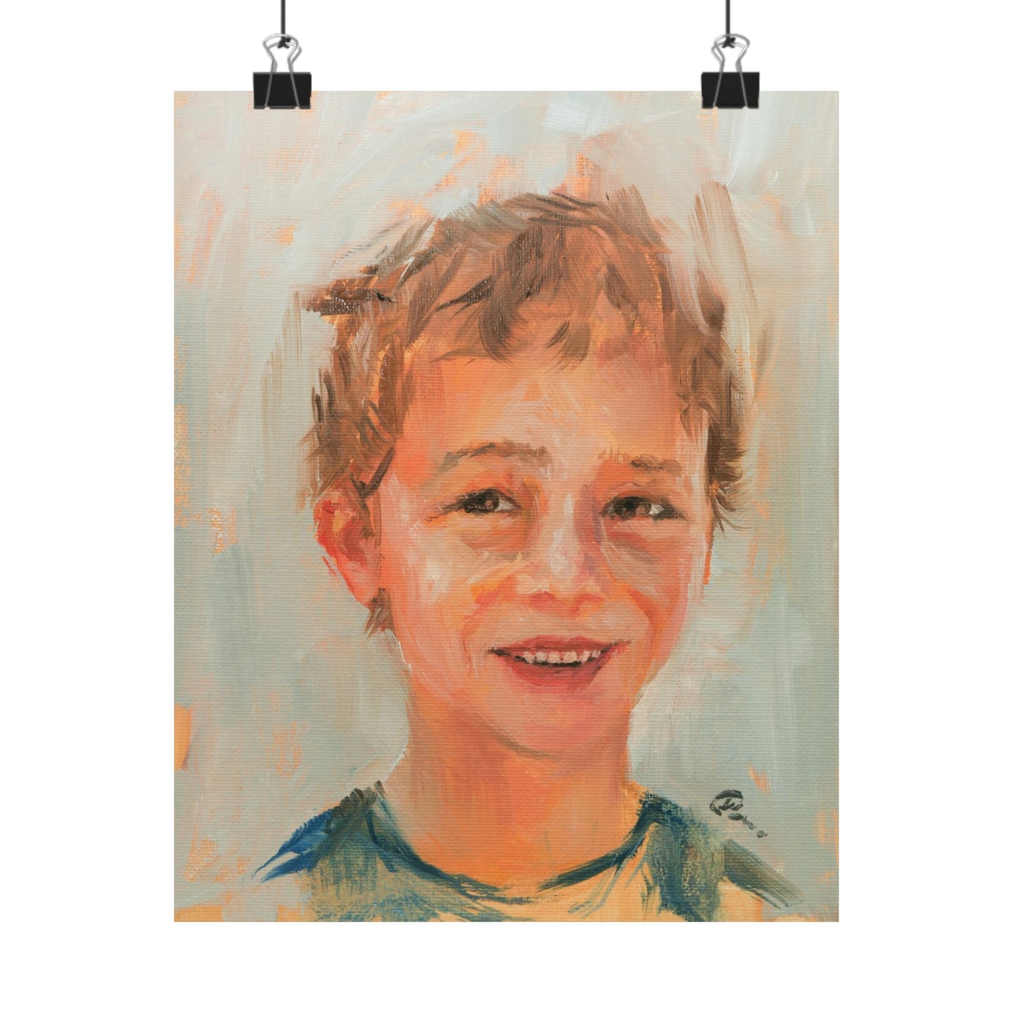 "Eliott" - Oil Portriait Print (Day 176)