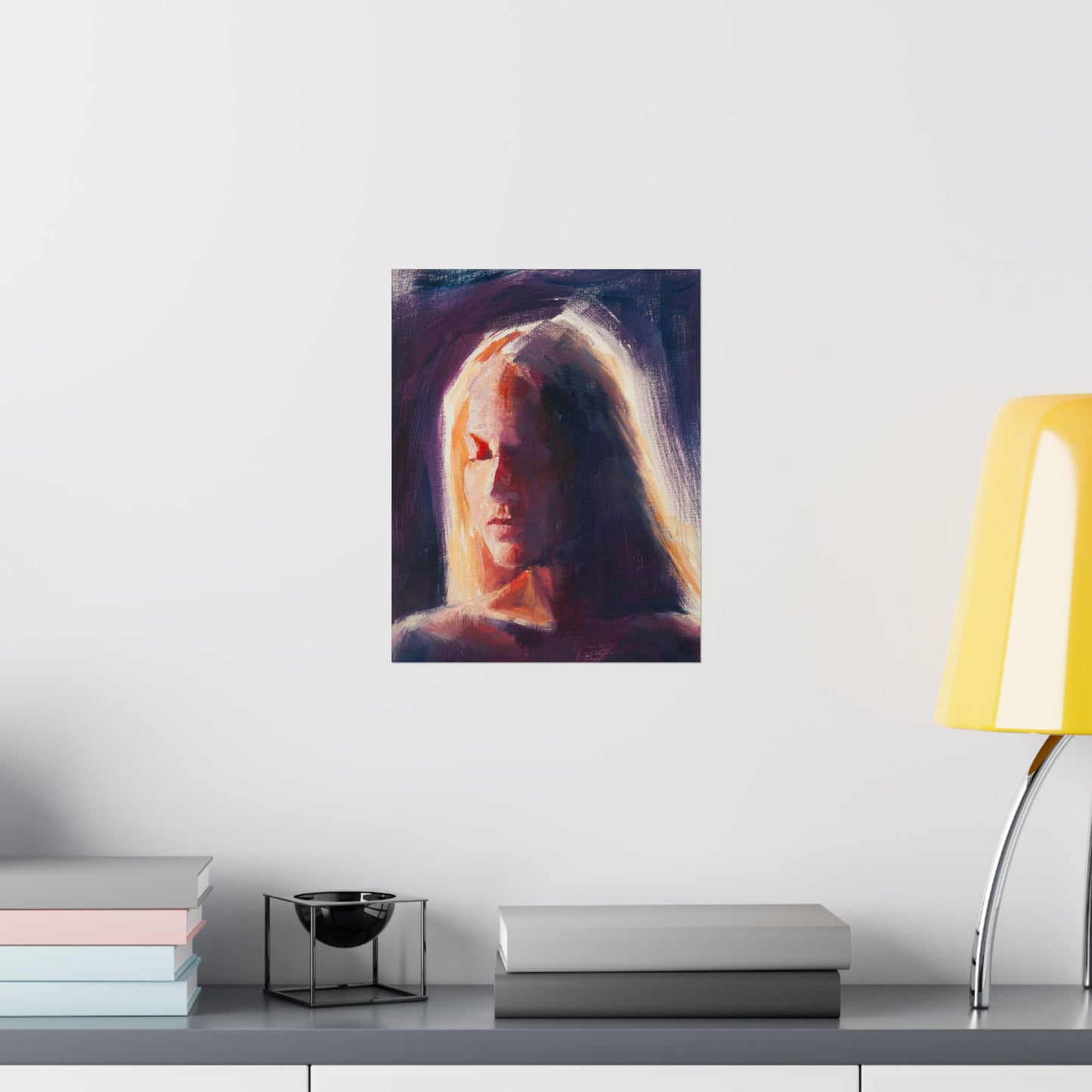 "Luna" - Oil Portriait Print (Day 226)