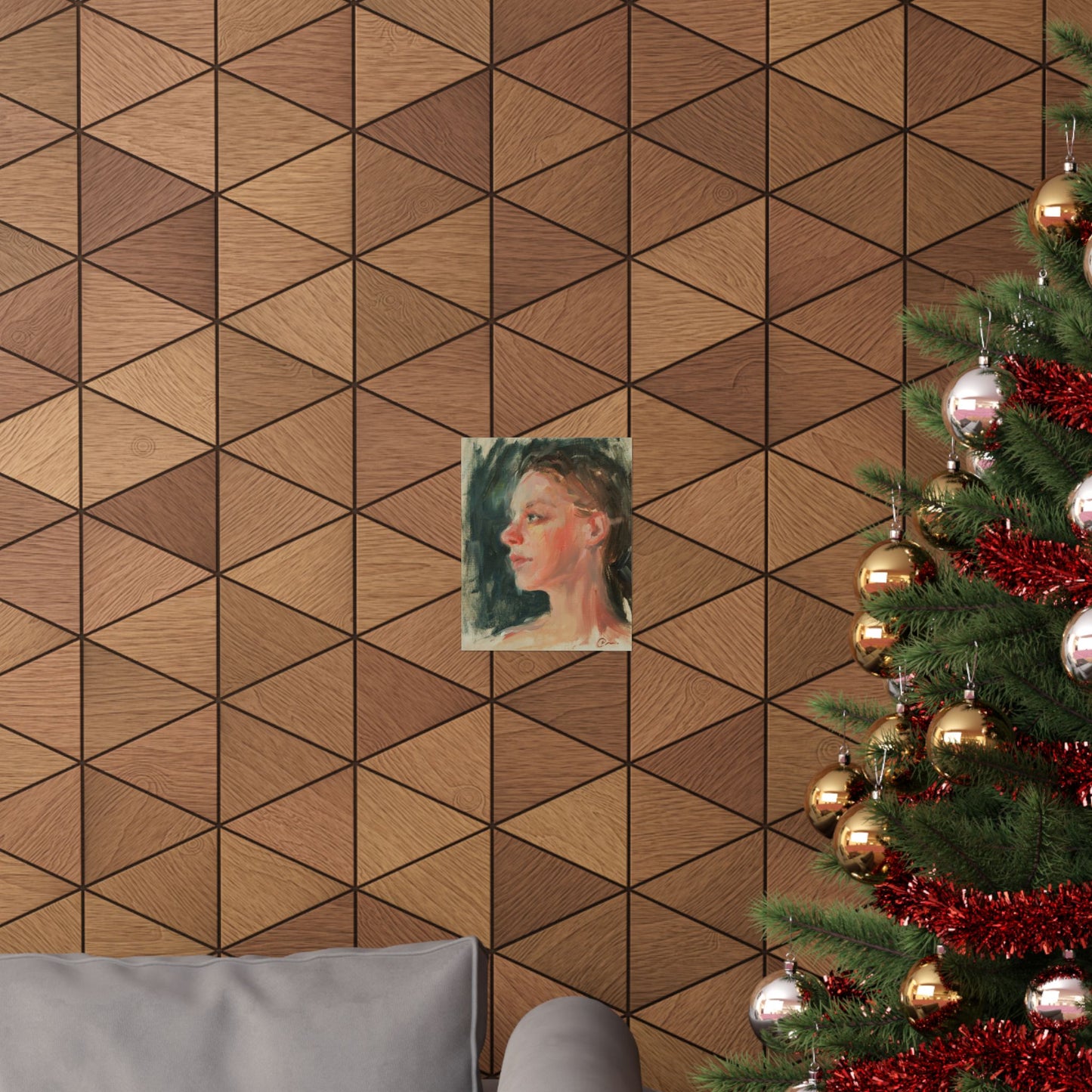 "Carolina" - Oil Portriait Print (Day 159)