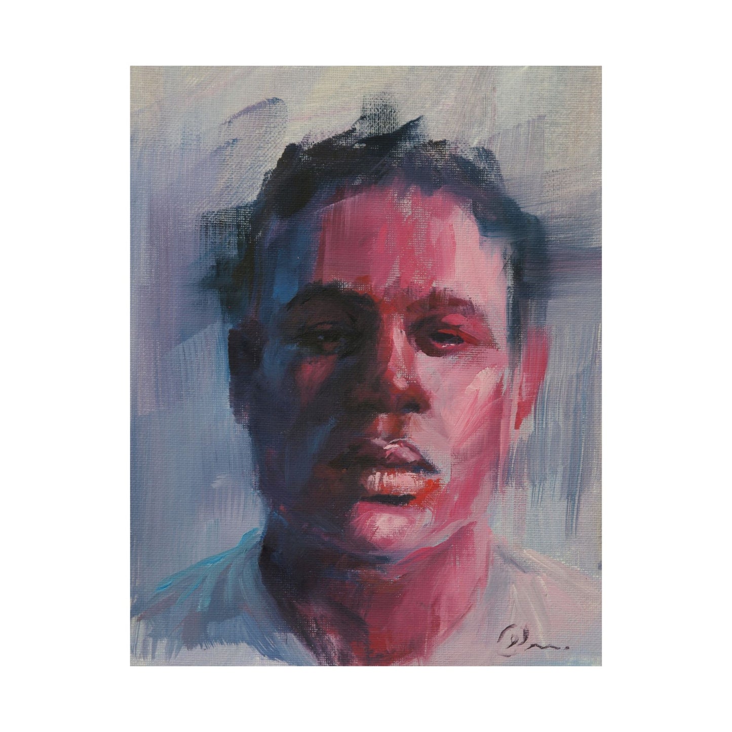 "Abel" - Oil Portriait Print (Day 221)