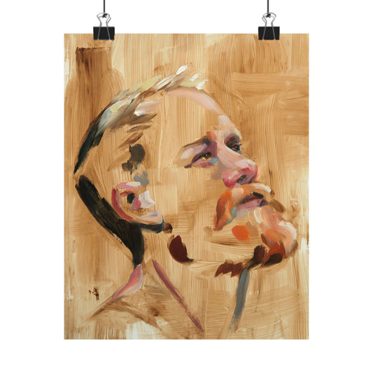 "Gregory" - Oil Portriait Print (Day 7)