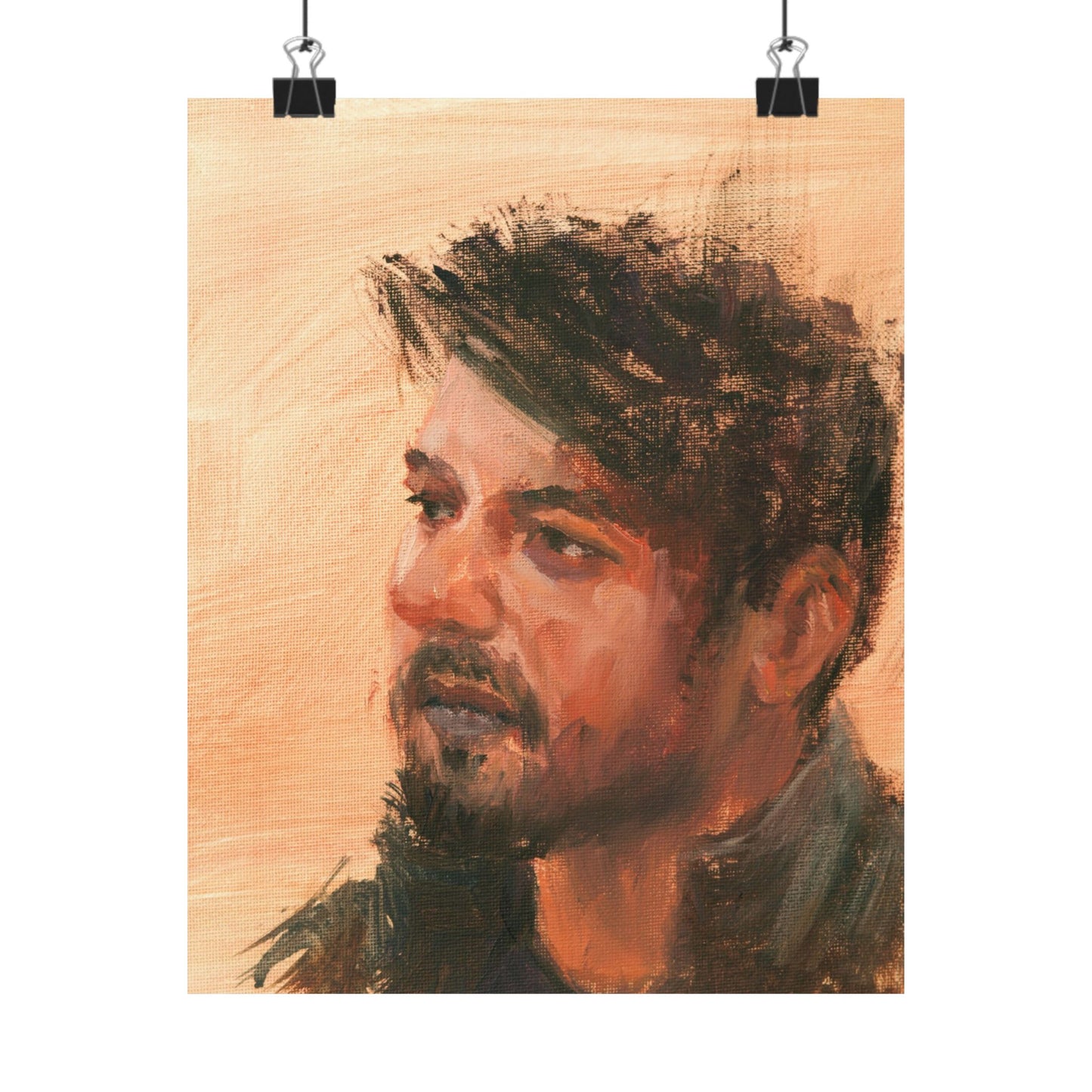 "Ravi" - Oil Portriait Print (Day 267)