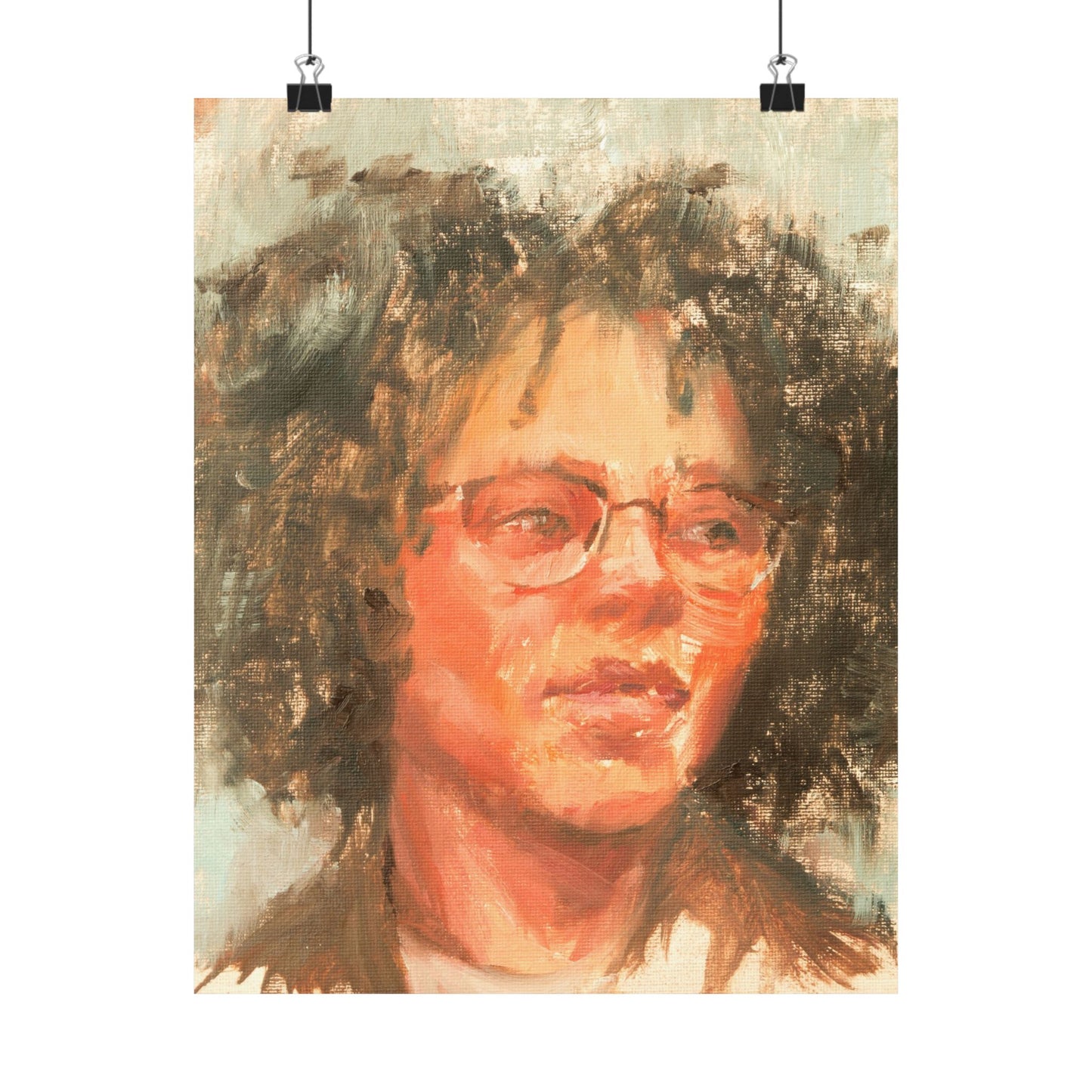 "Jenna" - Oil Portriait Print (Day 236)